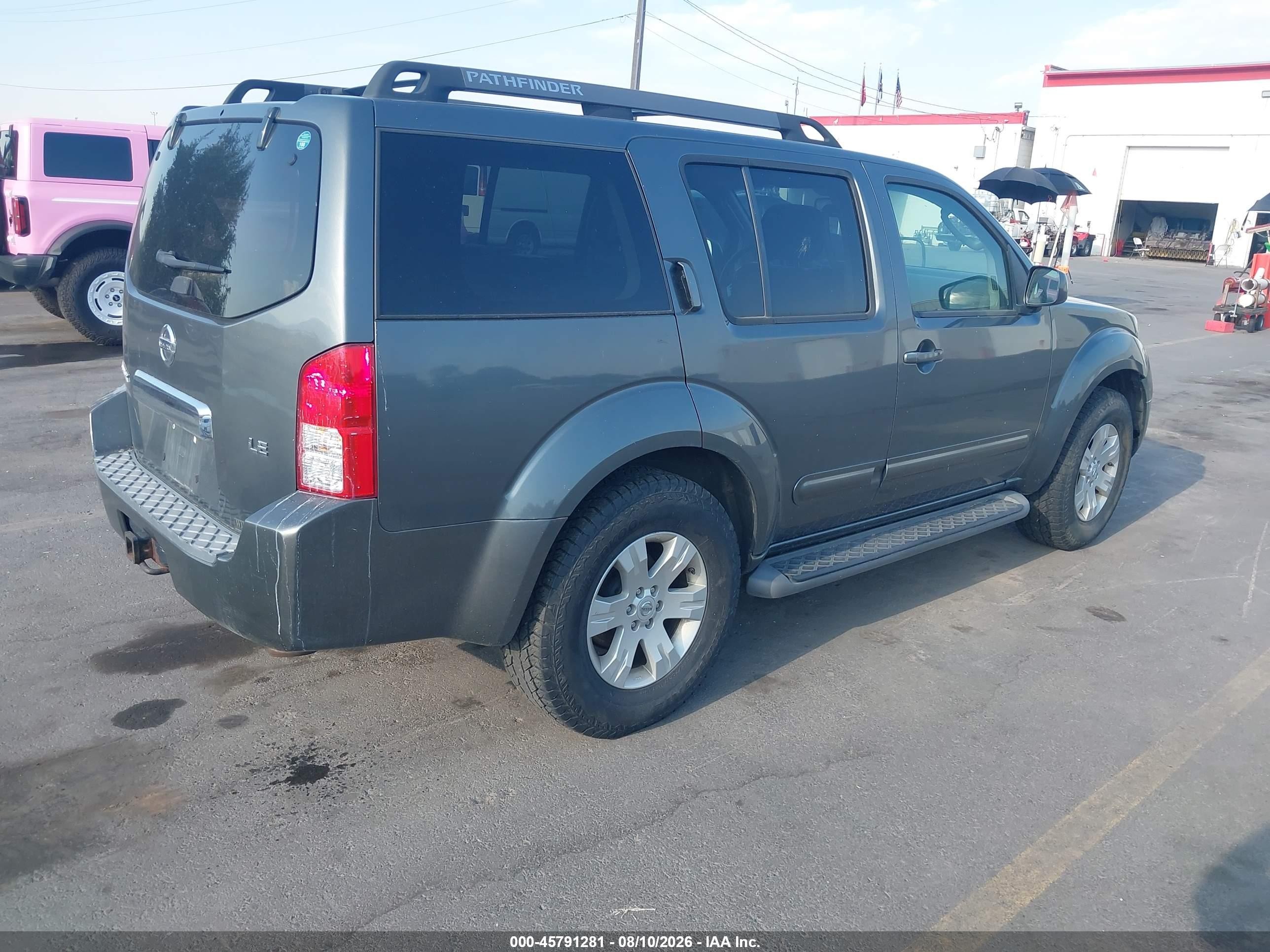 2006 Nissan Pathfinder Le Gray vin: 5N1AR18W16C650676