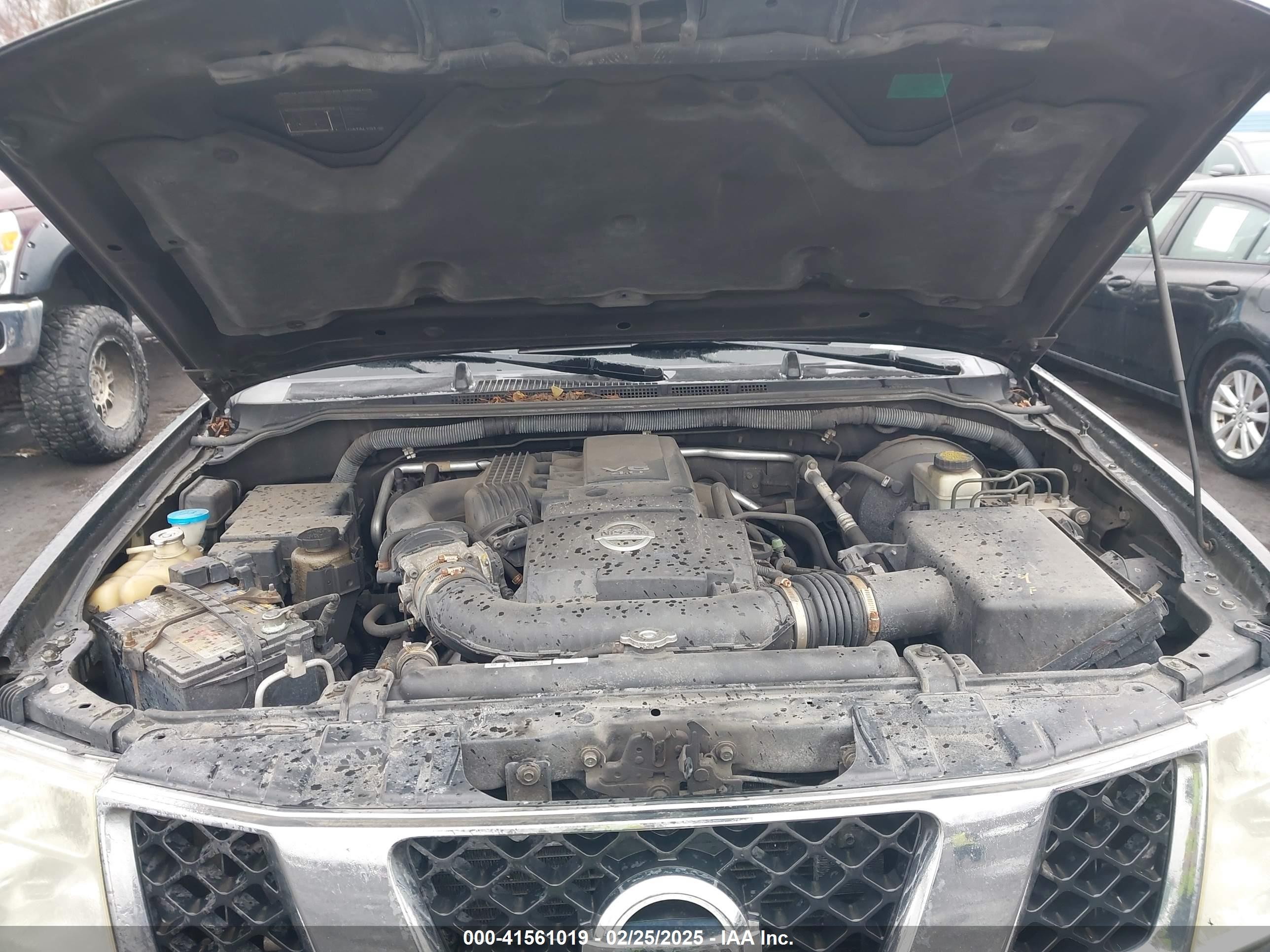 2007 Nissan Pathfinder S Black vin: 5N1AR18W17C610180