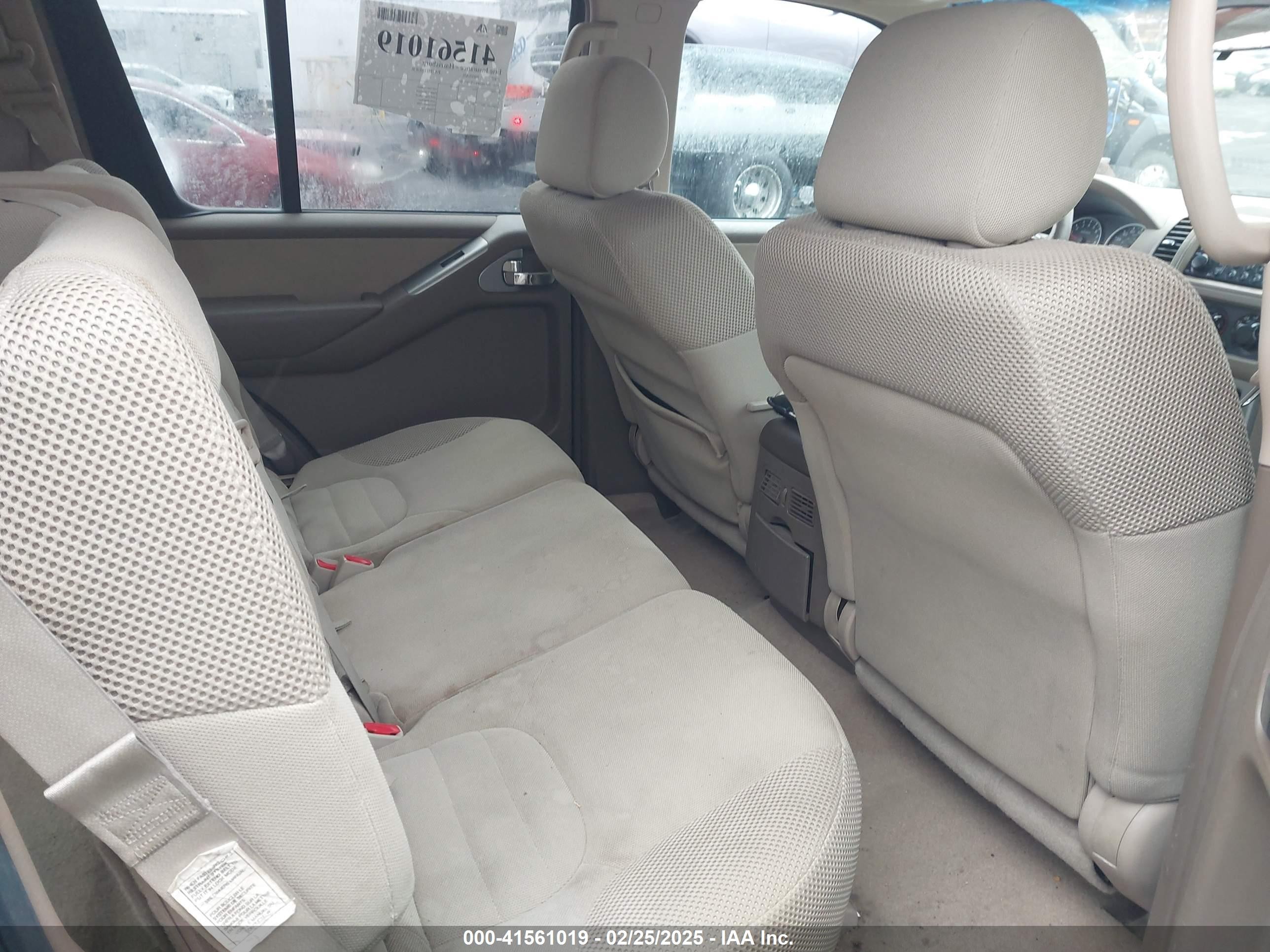 2007 Nissan Pathfinder S Black vin: 5N1AR18W17C610180