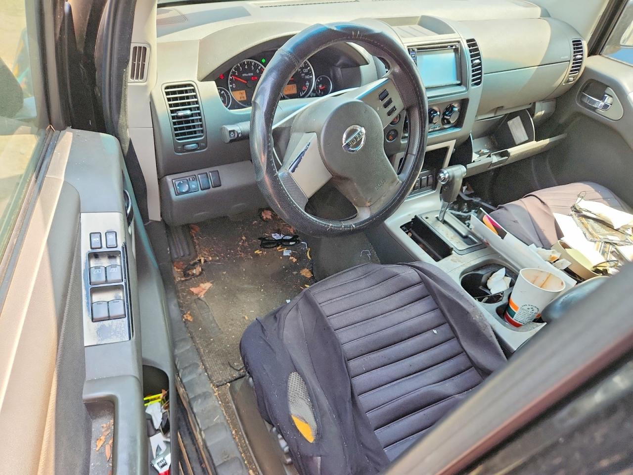 2007 Nissan Pathfinder S Black vin: 5N1AR18W17C616772