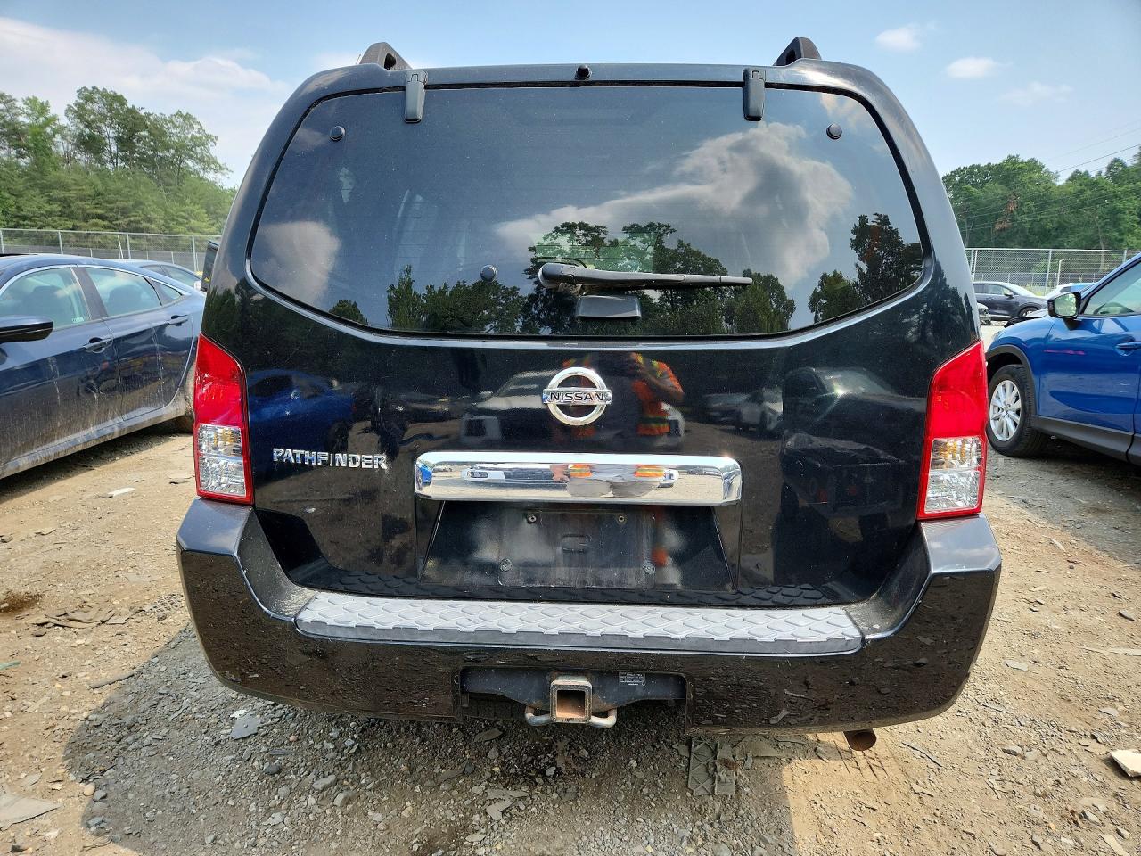2007 Nissan Pathfinder S Black vin: 5N1AR18W17C616772