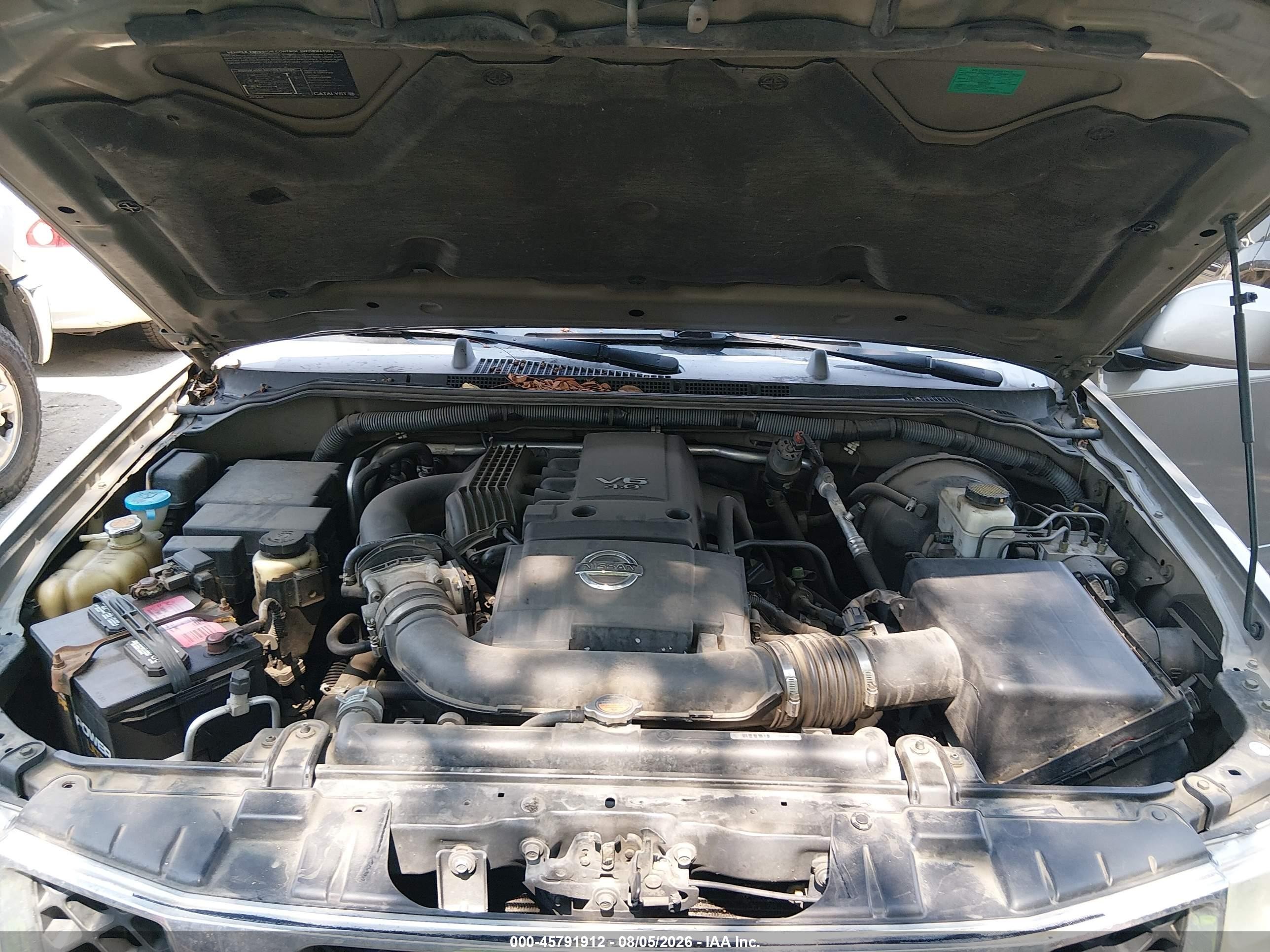 2007 Nissan Pathfinder Le Beige vin: 5N1AR18W17C618862