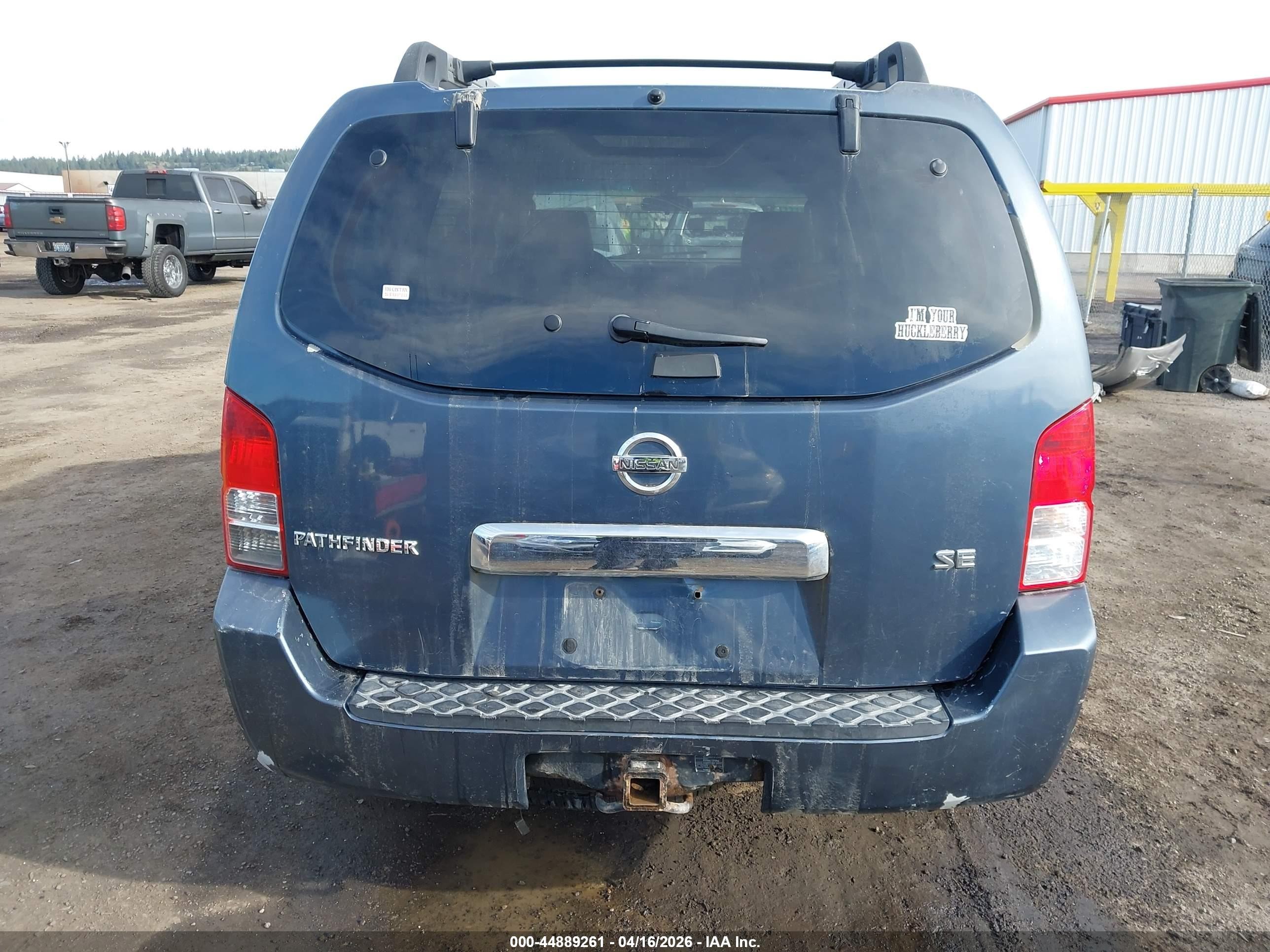 2005 Nissan Pathfinder Se Blue vin: 5N1AR18W25C764717