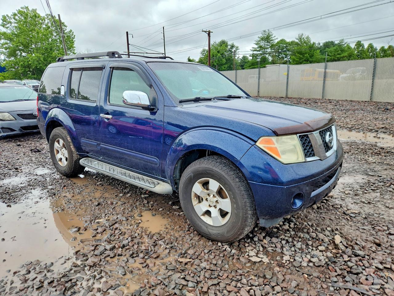 2006 Nissan Pathfinder Blue vin: 5N1AR18W26C600806