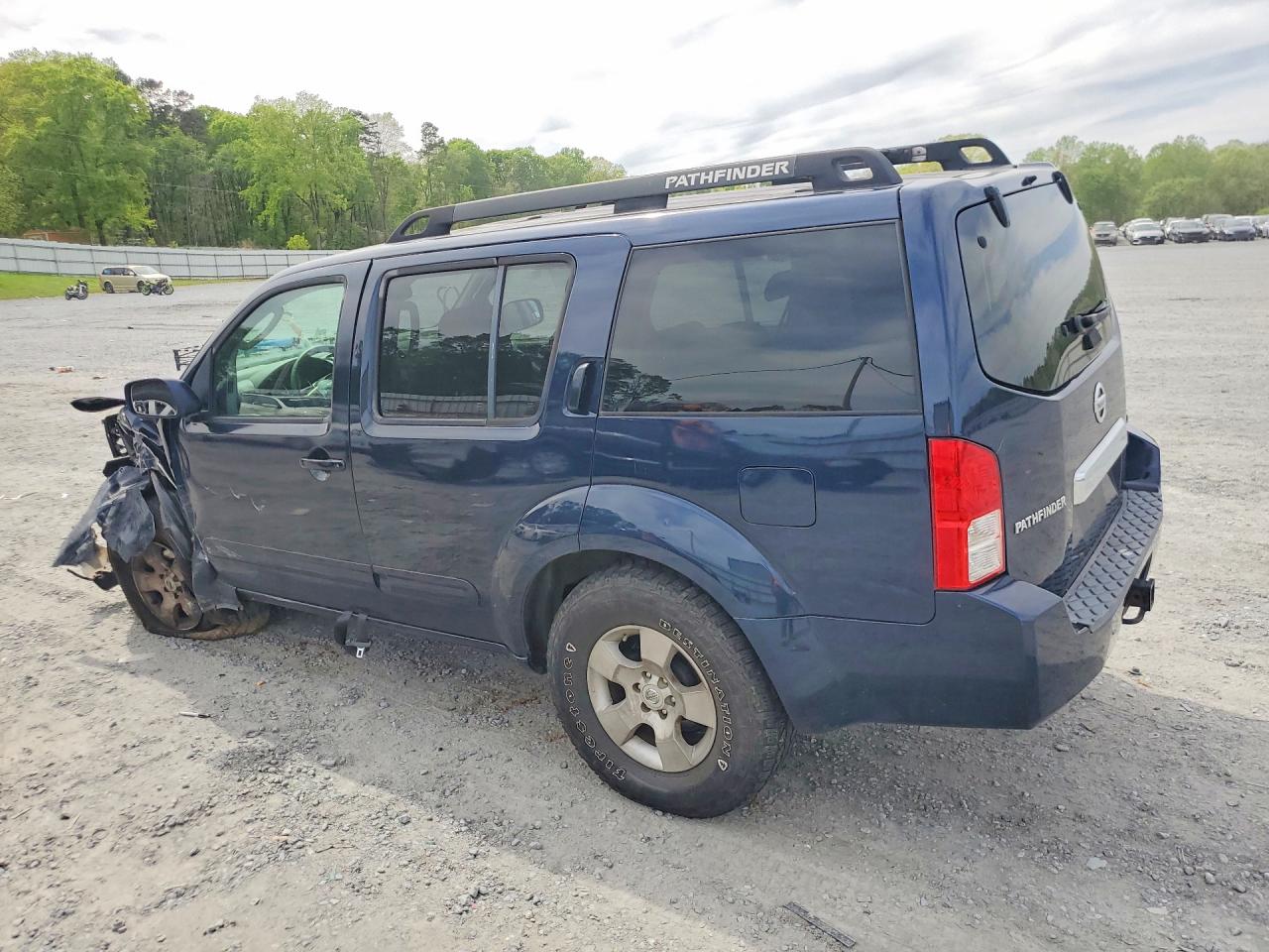 2006 Nissan Pathfinder S Blue vin: 5N1AR18W26C611823