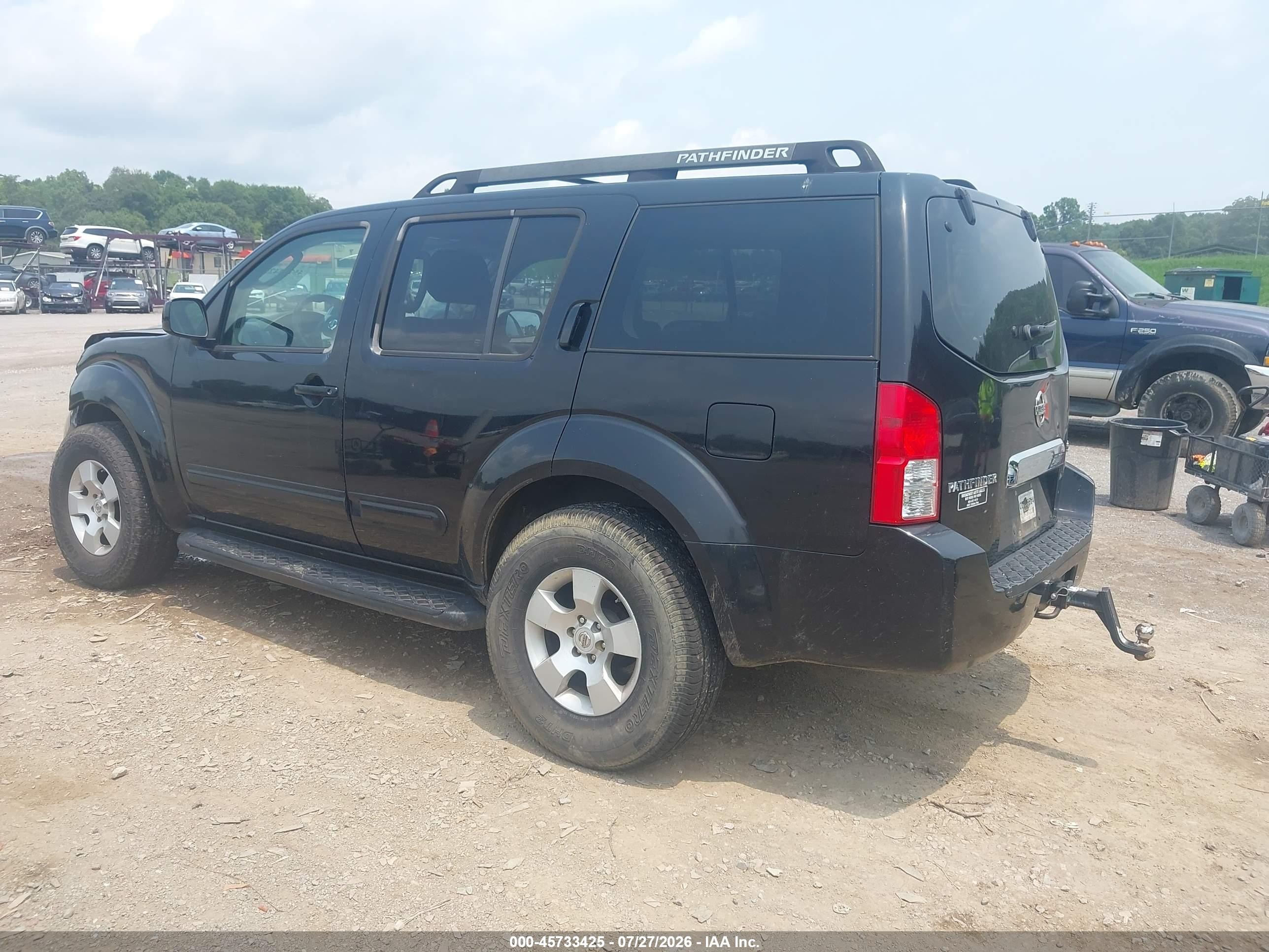2006 Nissan Pathfinder Se Black vin: 5N1AR18W26C651514