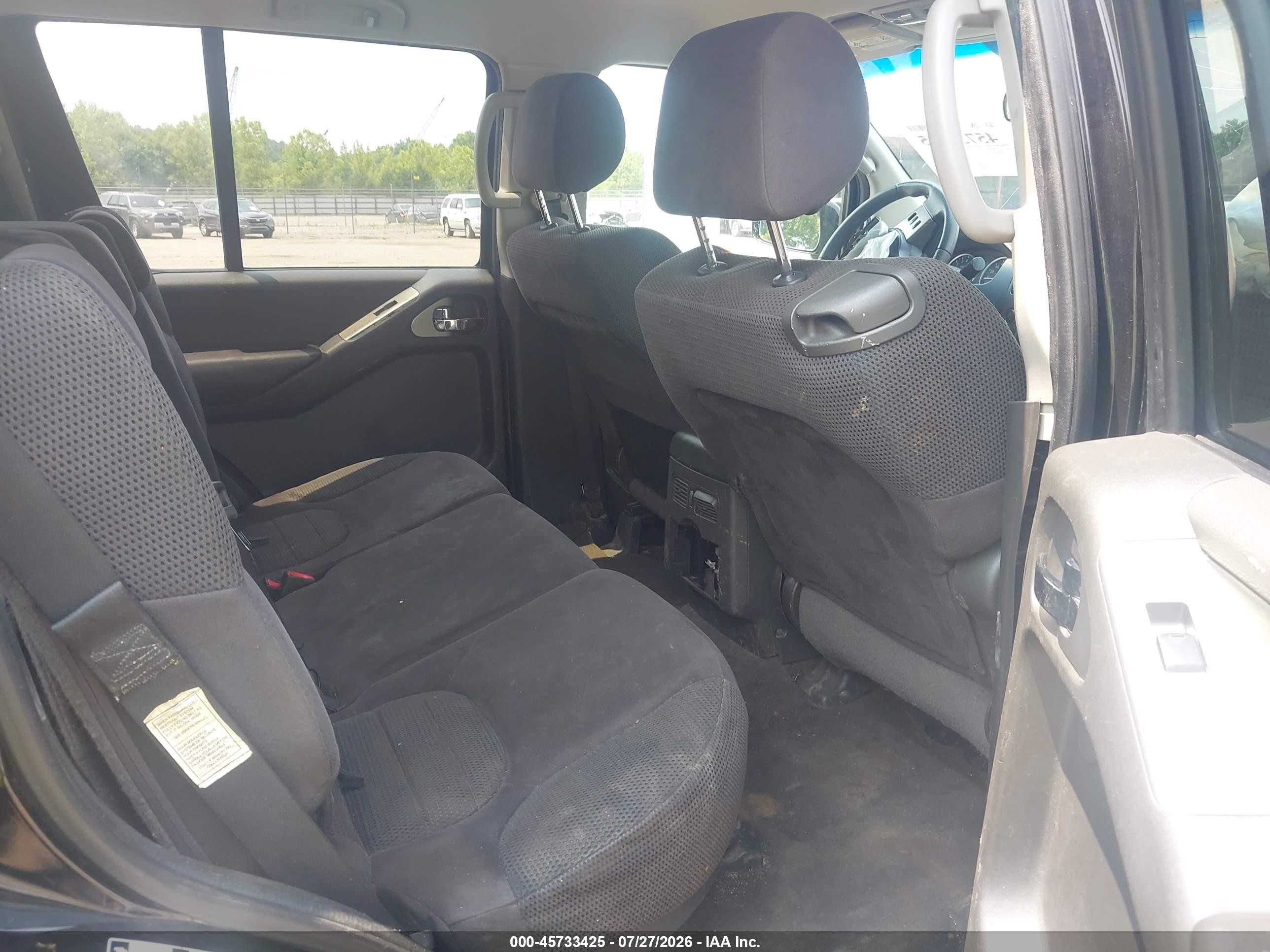 2006 Nissan Pathfinder Se Black vin: 5N1AR18W26C651514