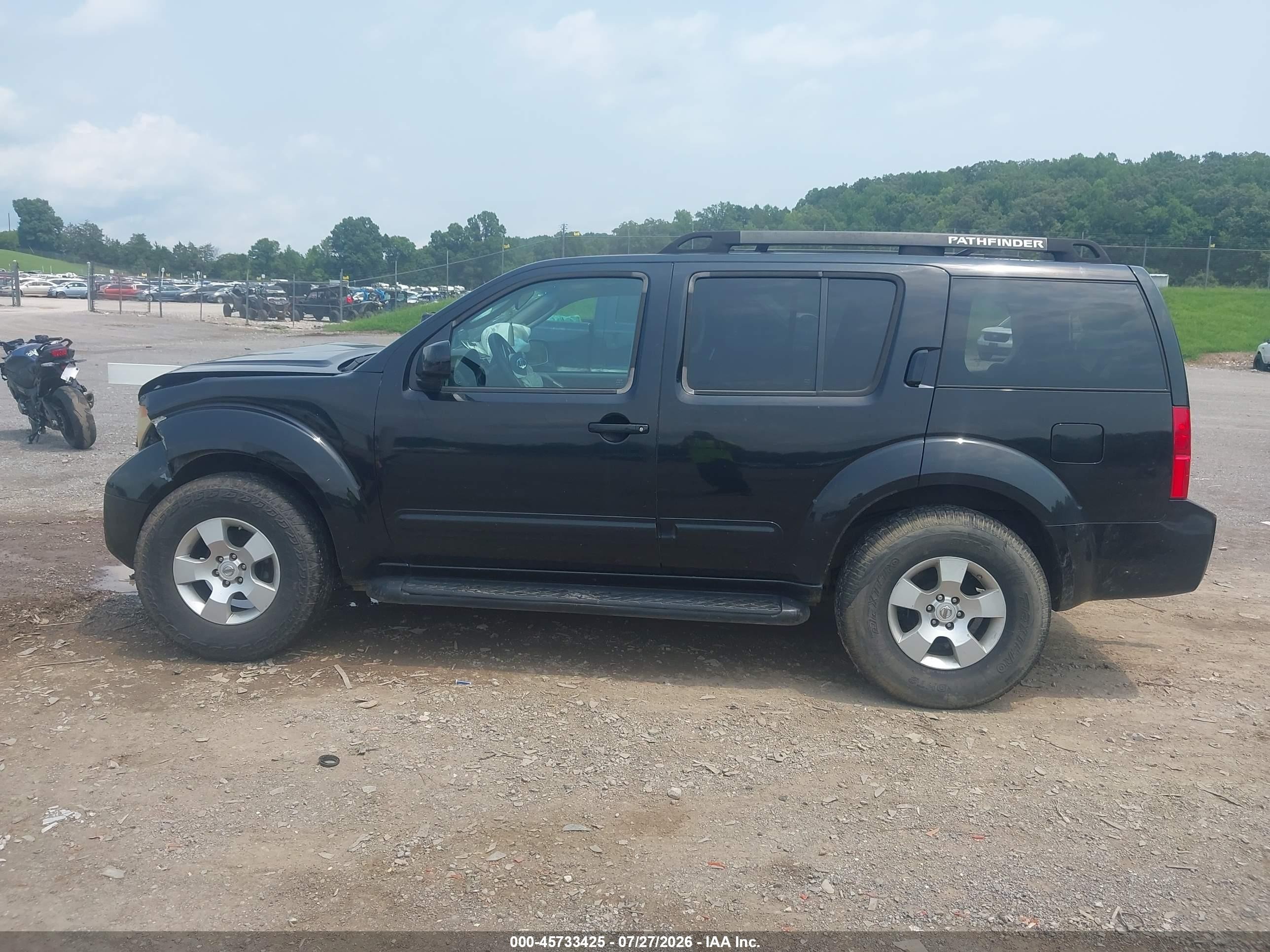 2006 Nissan Pathfinder Se Black vin: 5N1AR18W26C651514