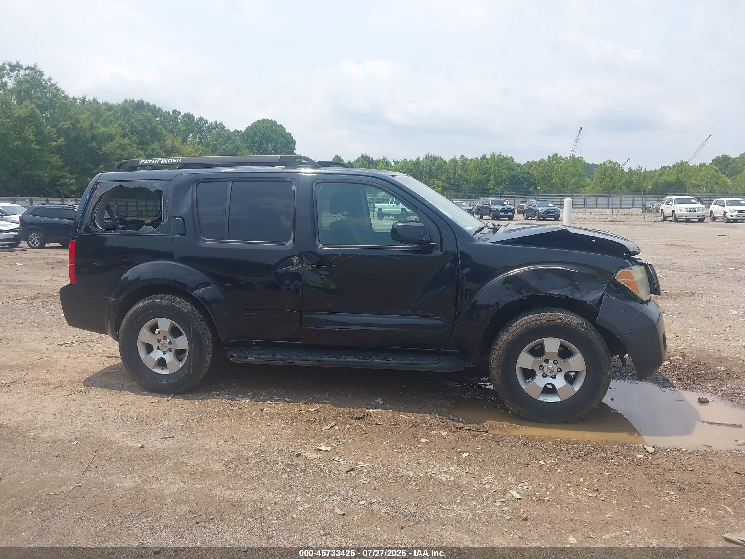 2006 Nissan Pathfinder Se Black vin: 5N1AR18W26C651514