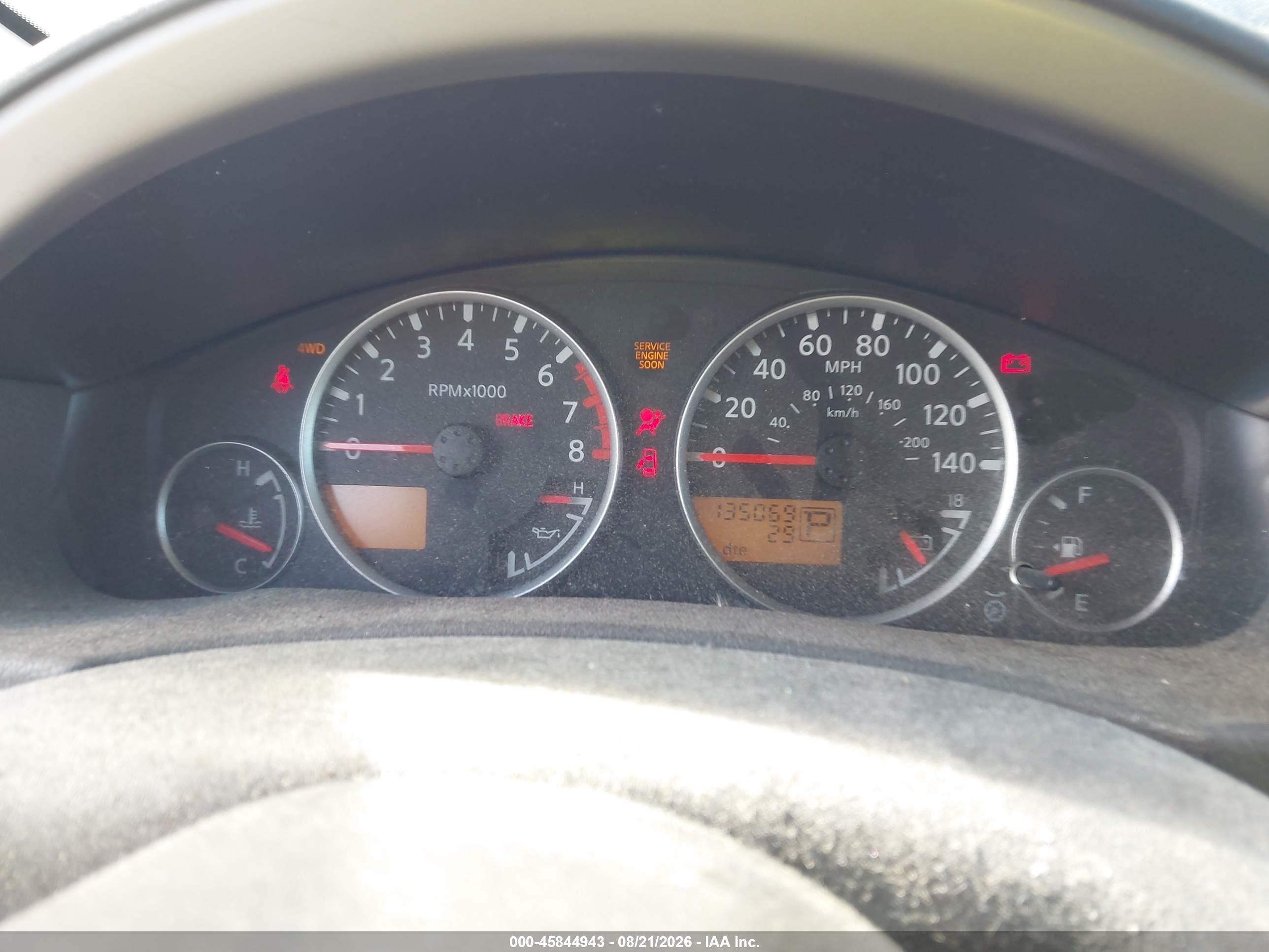 2005 Nissan Pathfinder Se Gray vin: 5N1AR18W35C705370