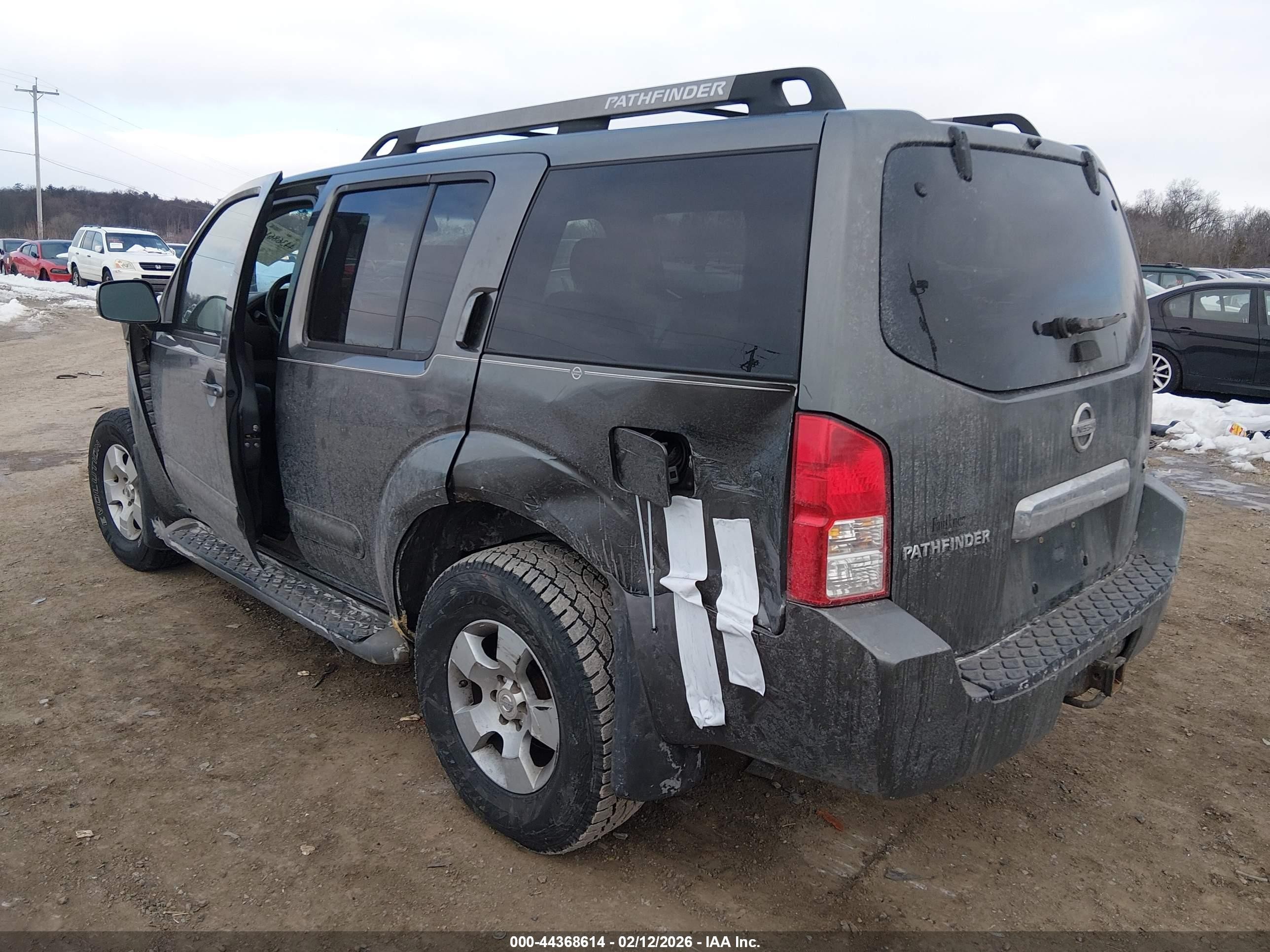 2005 Nissan Pathfinder Se Gray vin: 5N1AR18W35C763186