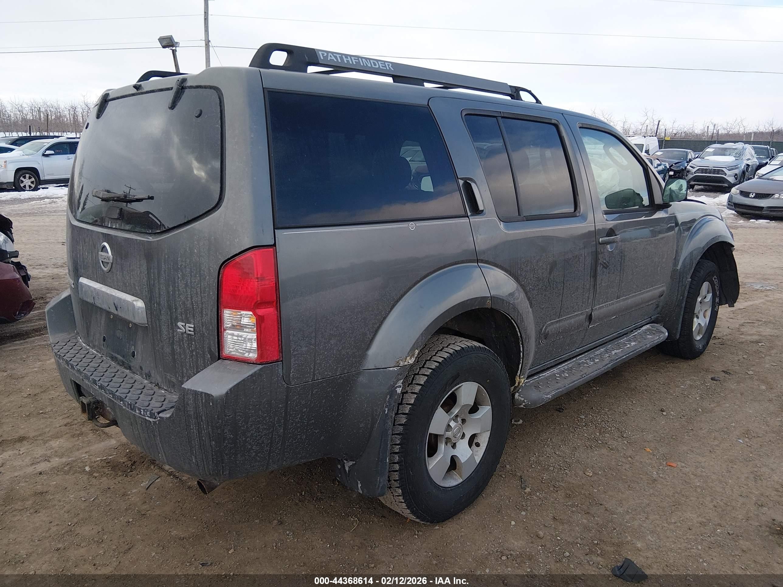 2005 Nissan Pathfinder Se Gray vin: 5N1AR18W35C763186