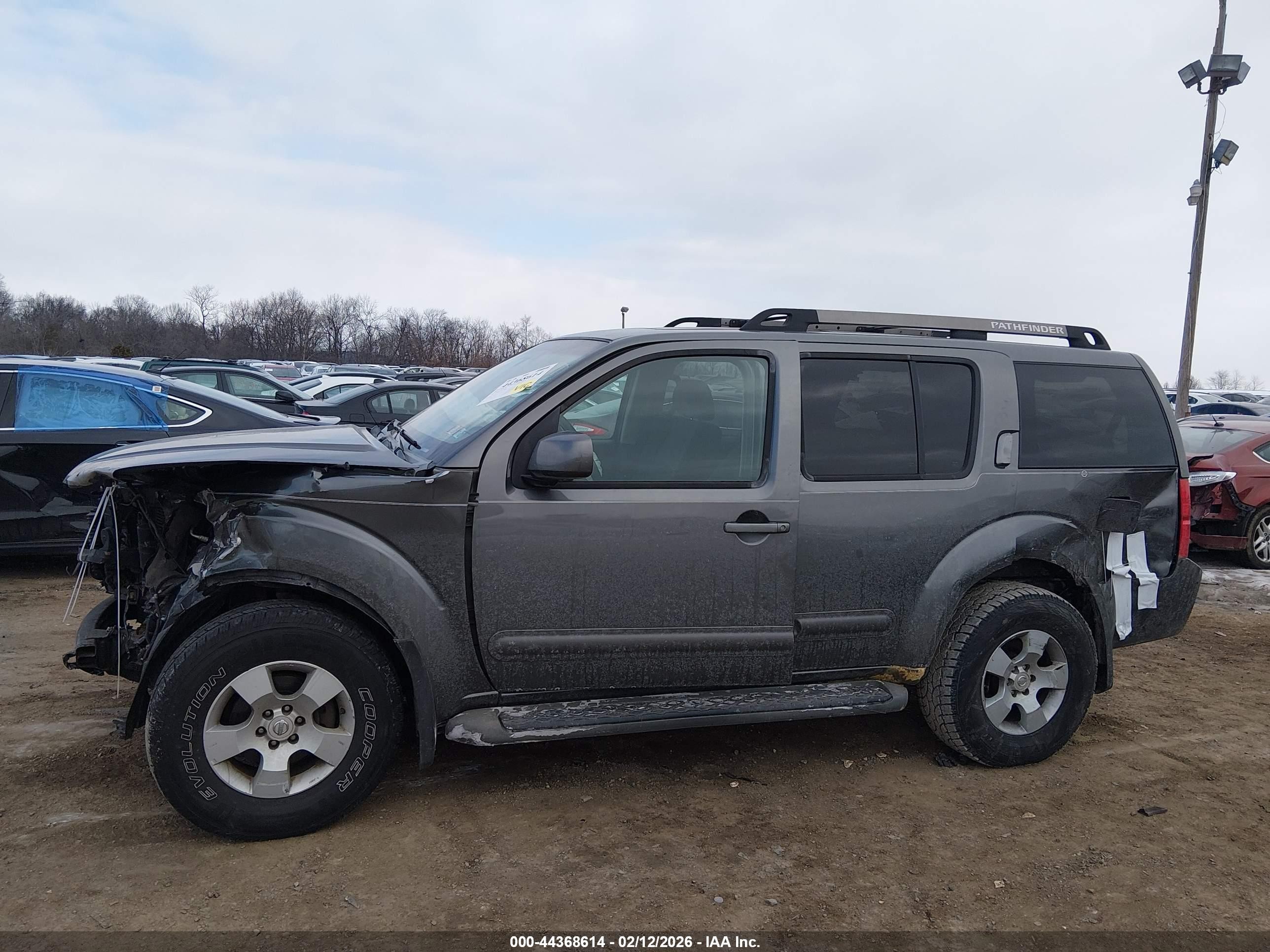 2005 Nissan Pathfinder Se Gray vin: 5N1AR18W35C763186
