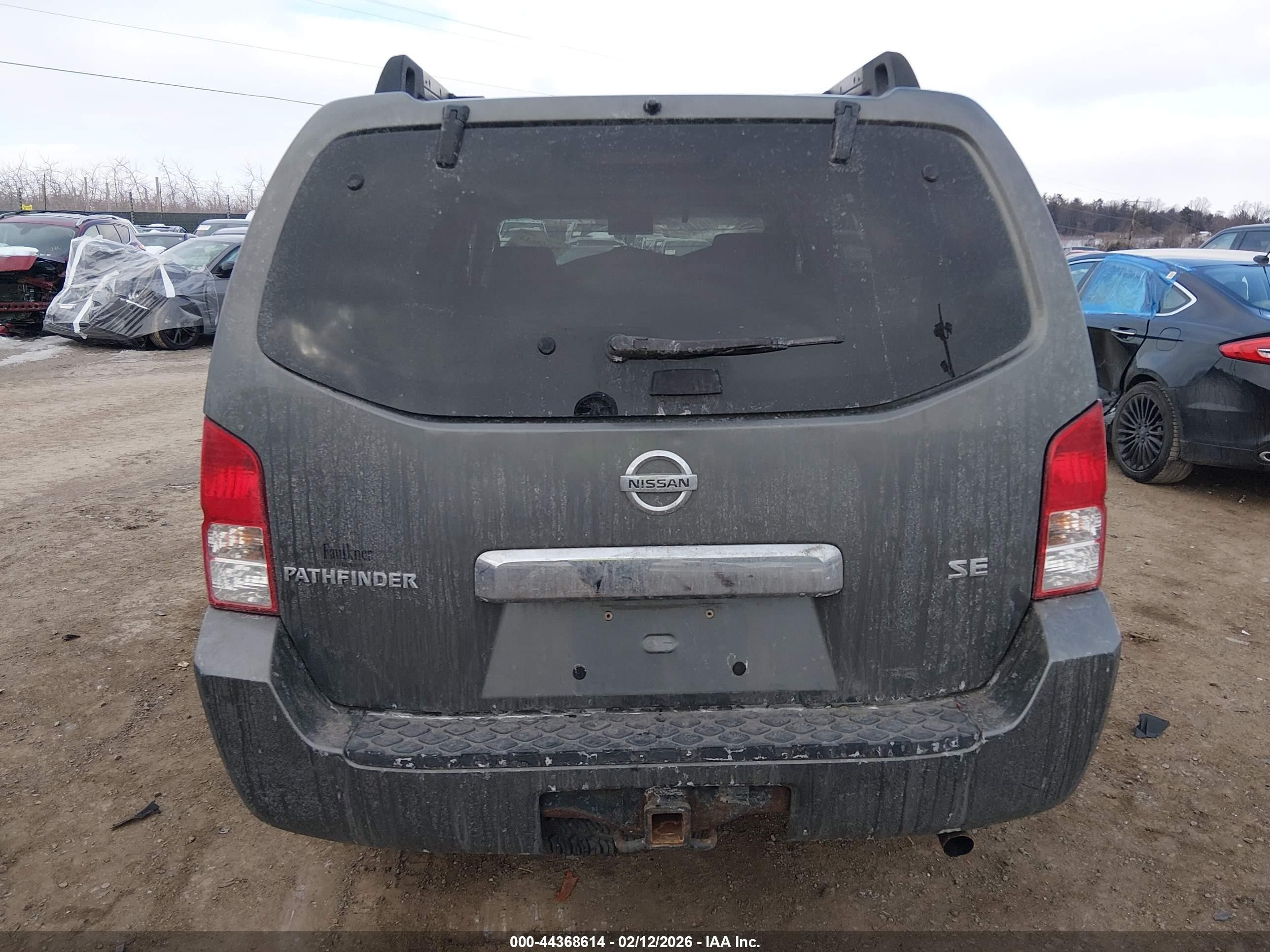2005 Nissan Pathfinder Se Gray vin: 5N1AR18W35C763186