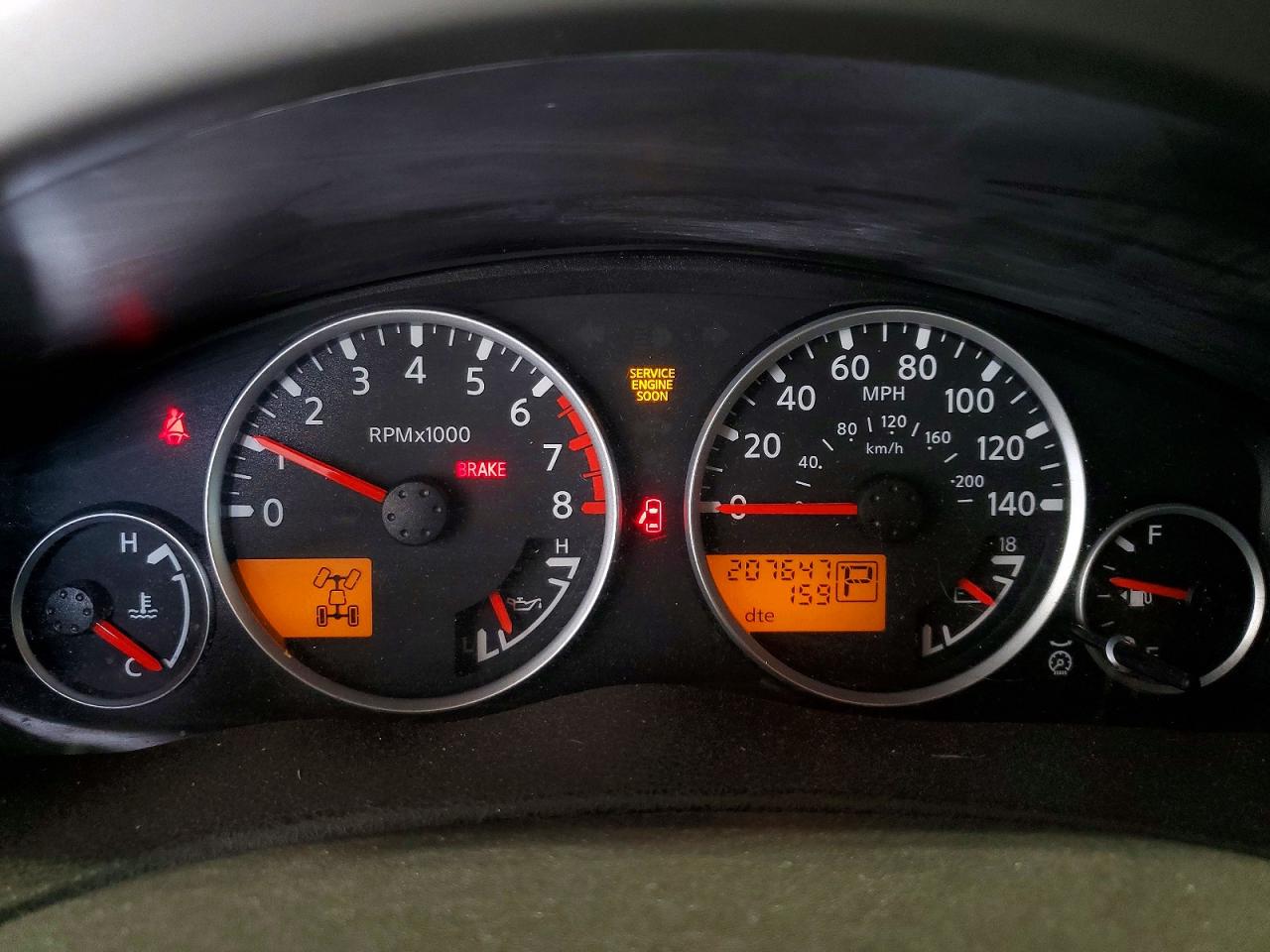 2005 Nissan Pathfinder Xe Gray vin: 5N1AR18W35C780845