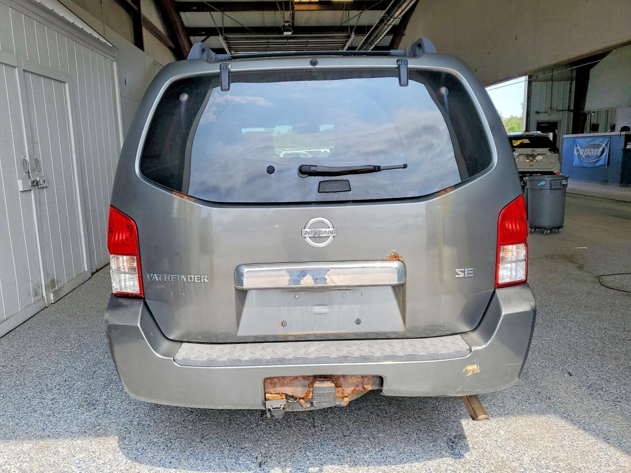 2005 Nissan Pathfinder Xe Gray vin: 5N1AR18W35C780845