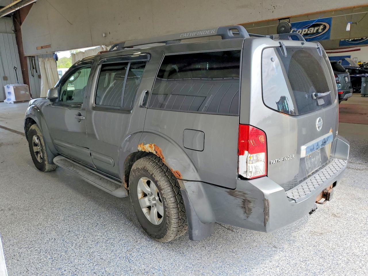 2005 Nissan Pathfinder Xe Gray vin: 5N1AR18W35C780845
