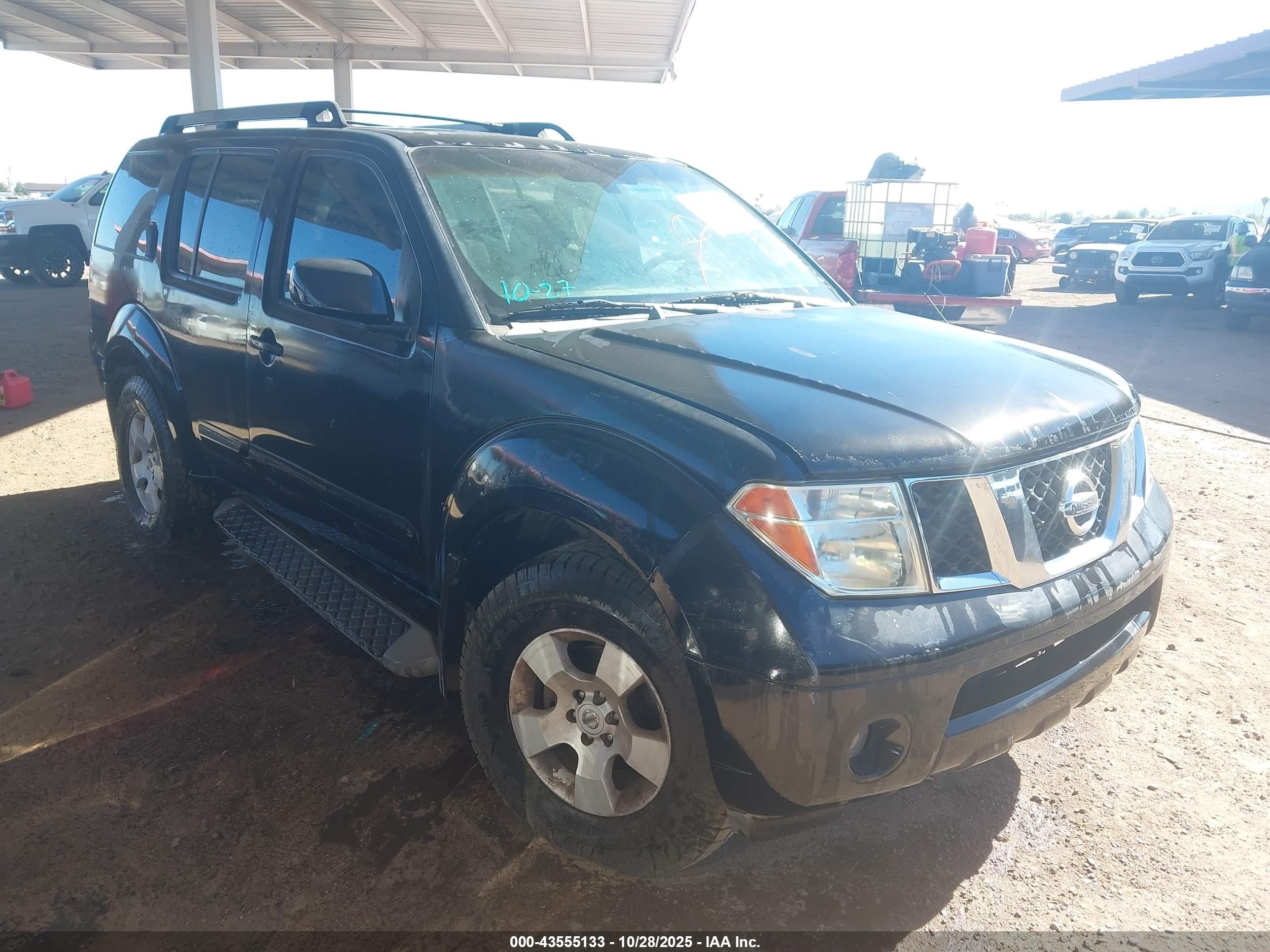 2006 Nissan Pathfinder Se Black vin: 5N1AR18W36C683842