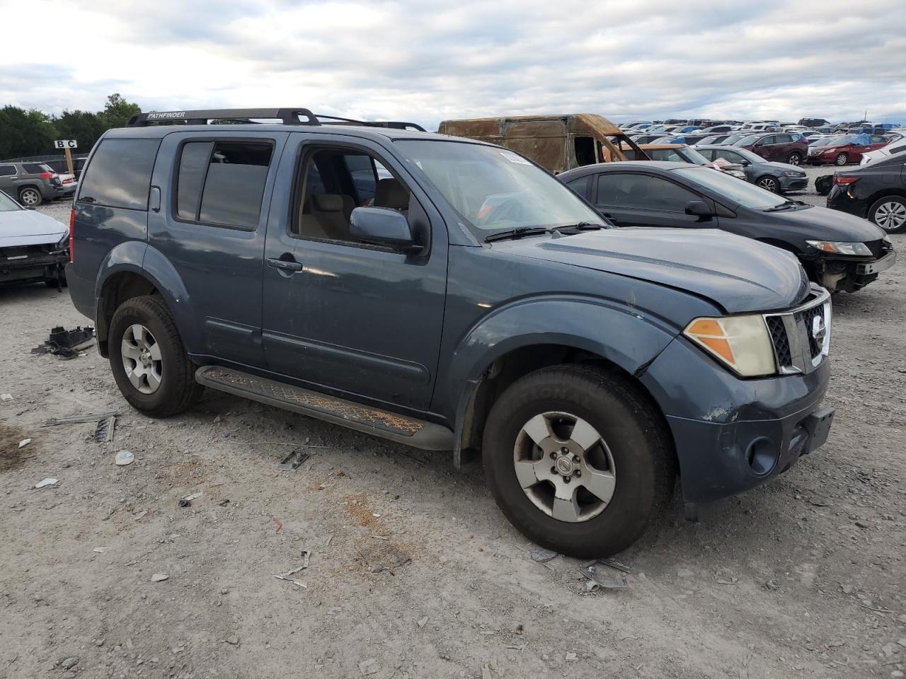 2007 Nissan Pathfinder Le Blue vin: 5N1AR18W37C603053