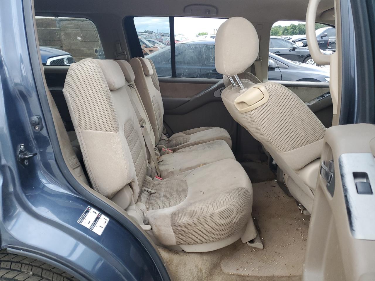 2007 Nissan Pathfinder Le Blue vin: 5N1AR18W37C603053