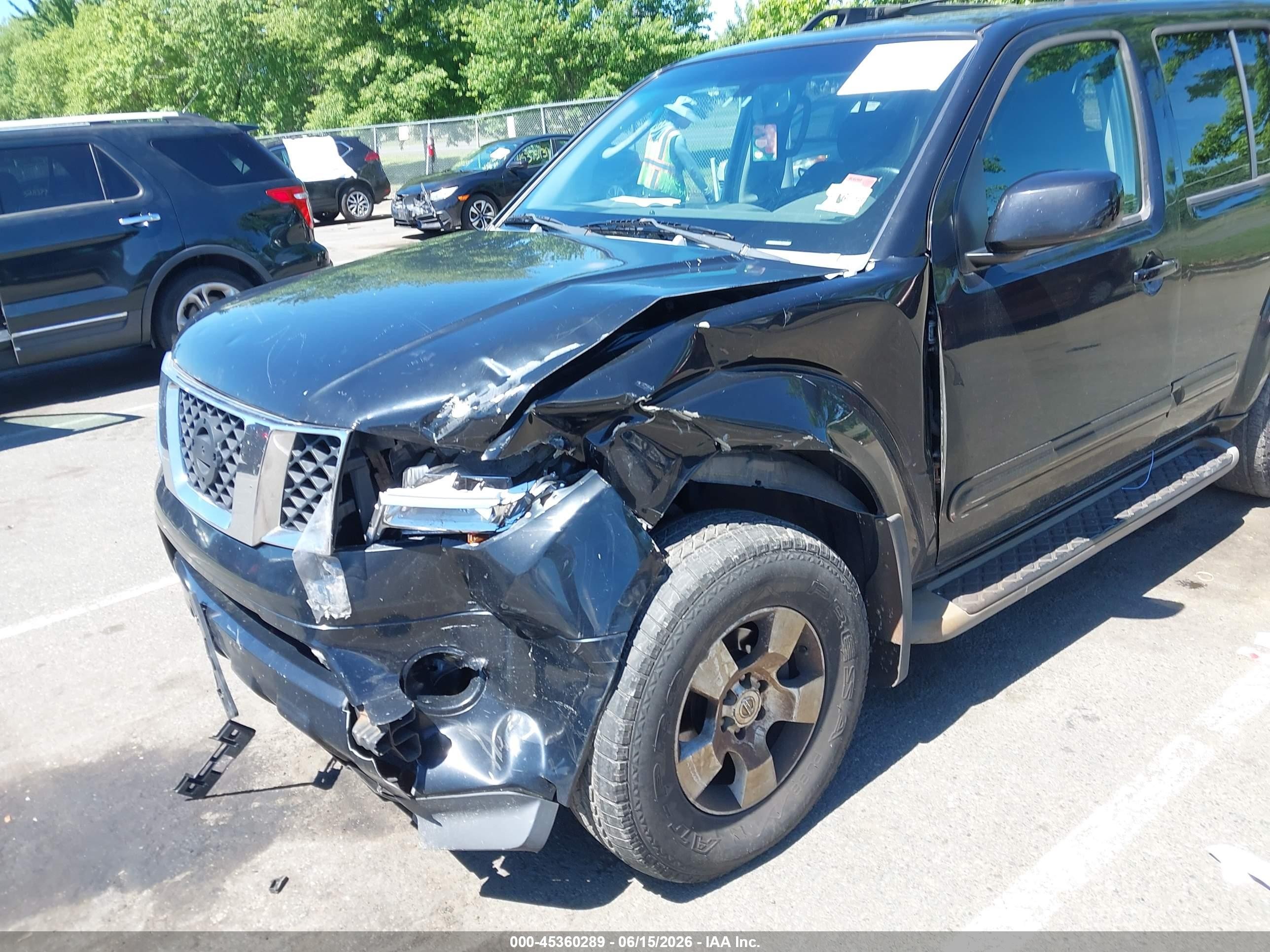 2007 Nissan Pathfinder Se Black vin: 5N1AR18W37C649286