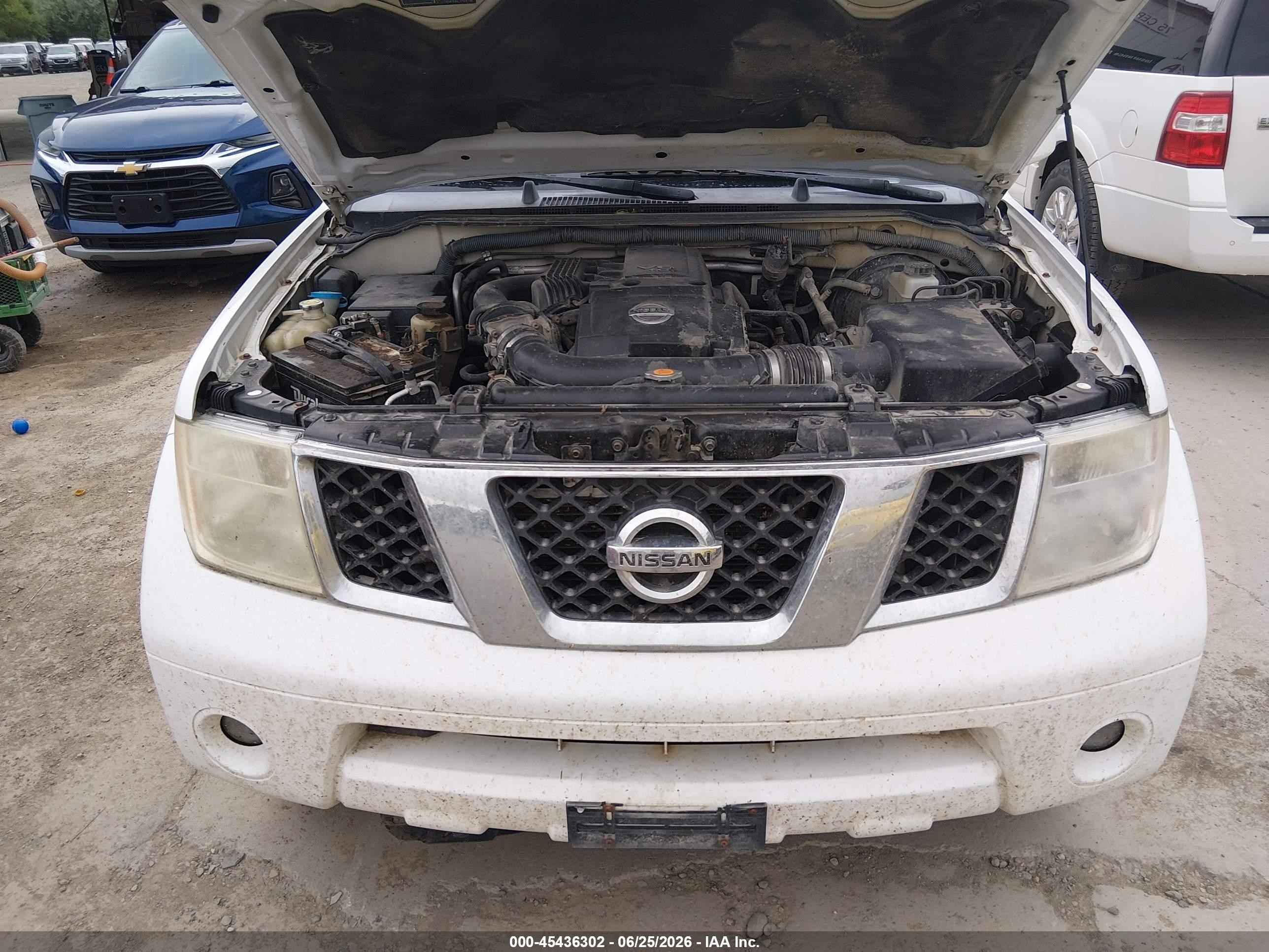 2006 Nissan Pathfinder Le White vin: 5N1AR18W46C635203