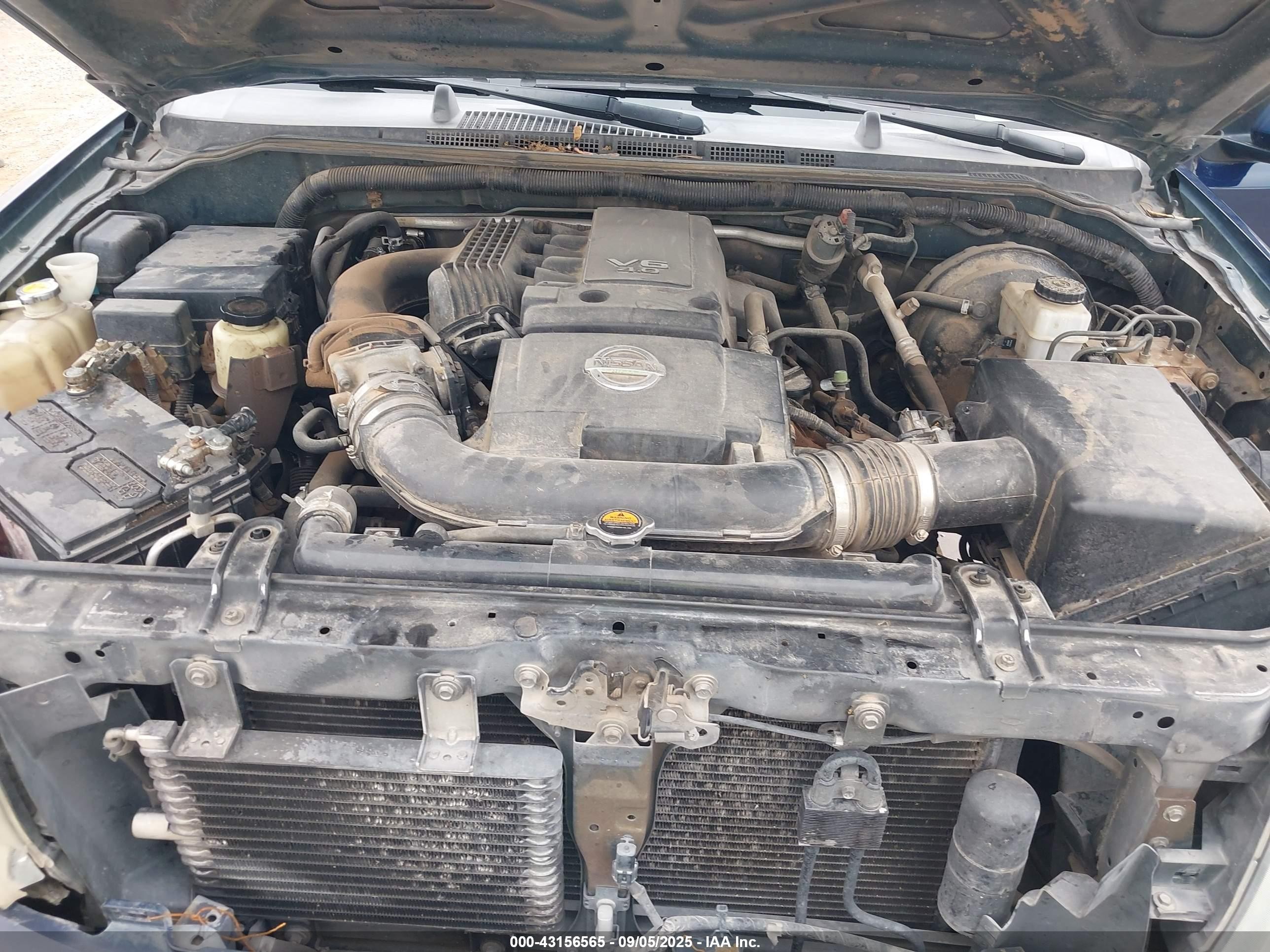 2006 Nissan Pathfinder Se Off-road Dark Blue vin: 5N1AR18W46C641048