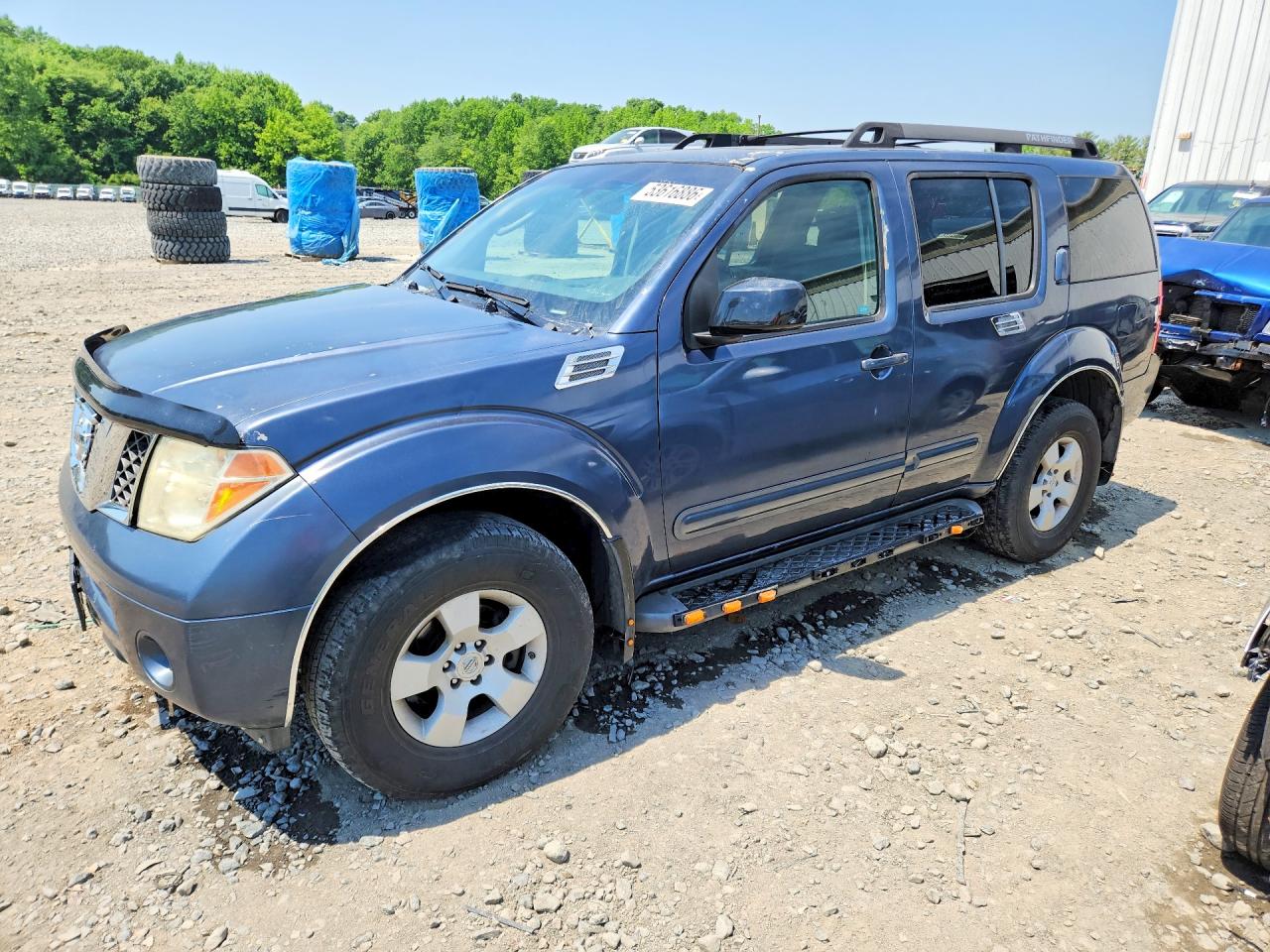 2006 Nissan Pathfinder S Blue vin: 5N1AR18W46C683722
