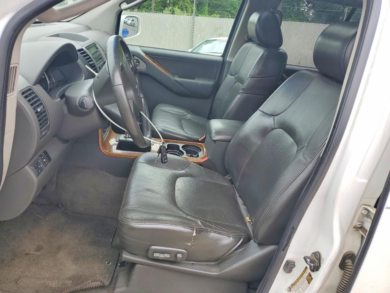 2007 Nissan Pathfinder S White vin: 5N1AR18W47C625868