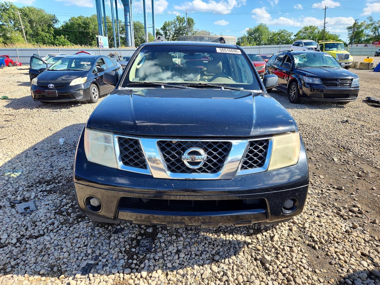 2007 Nissan Pathfinder S Black vin: 5N1AR18W47C632058