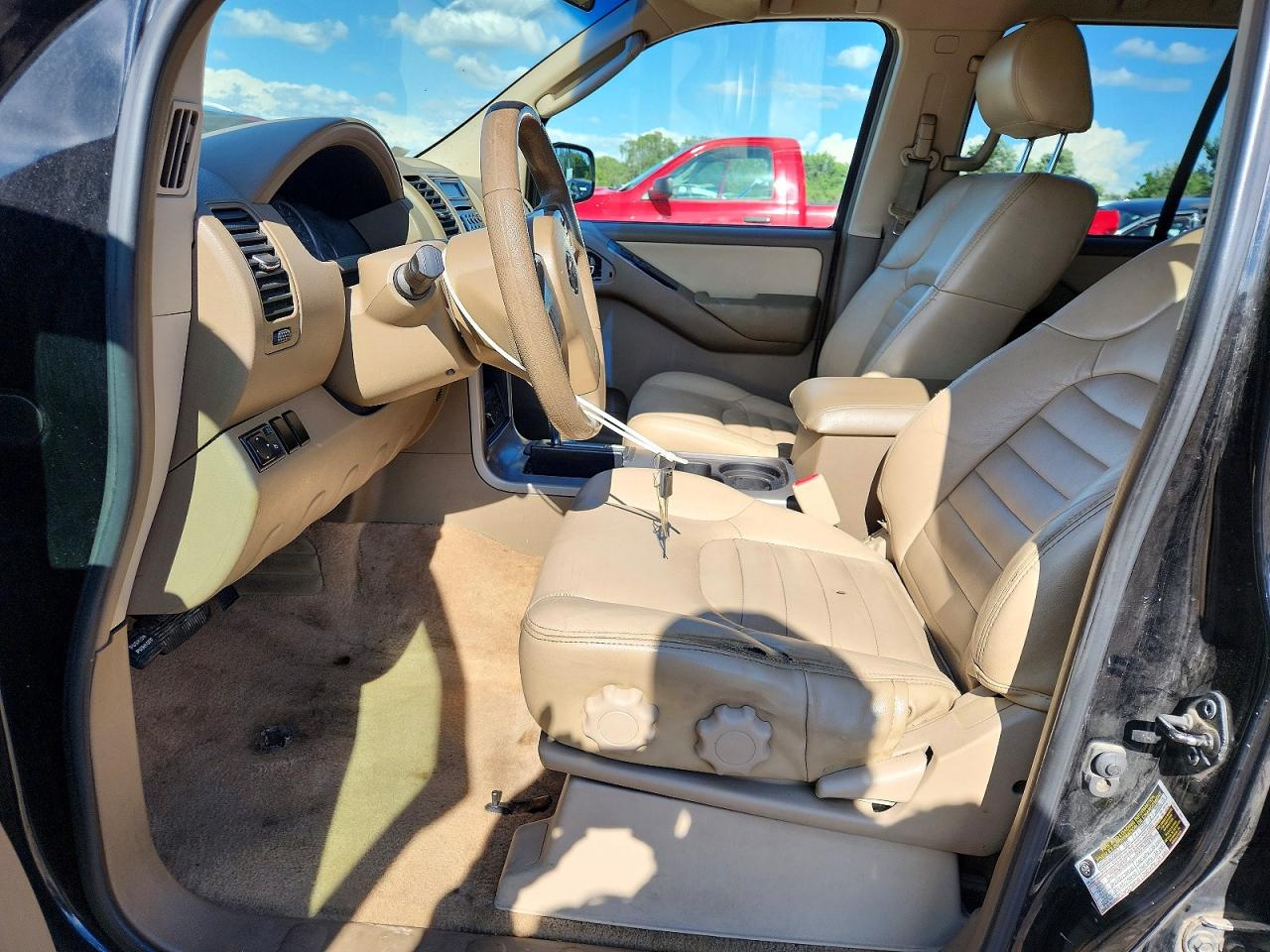 2007 Nissan Pathfinder S Black vin: 5N1AR18W47C632058
