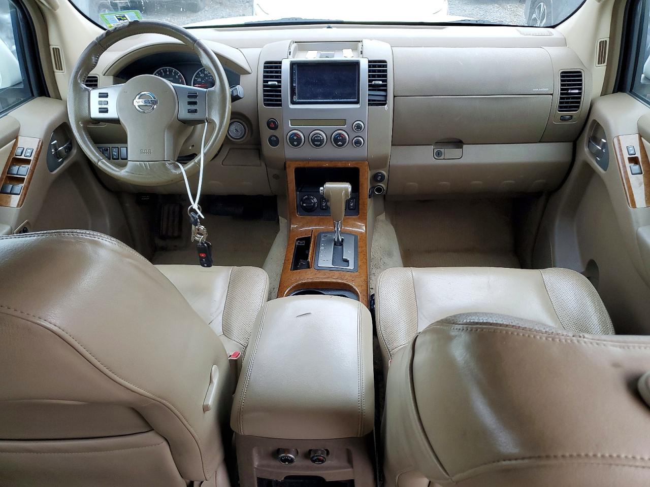 2007 Nissan Pathfinder S White vin: 5N1AR18W47C635218
