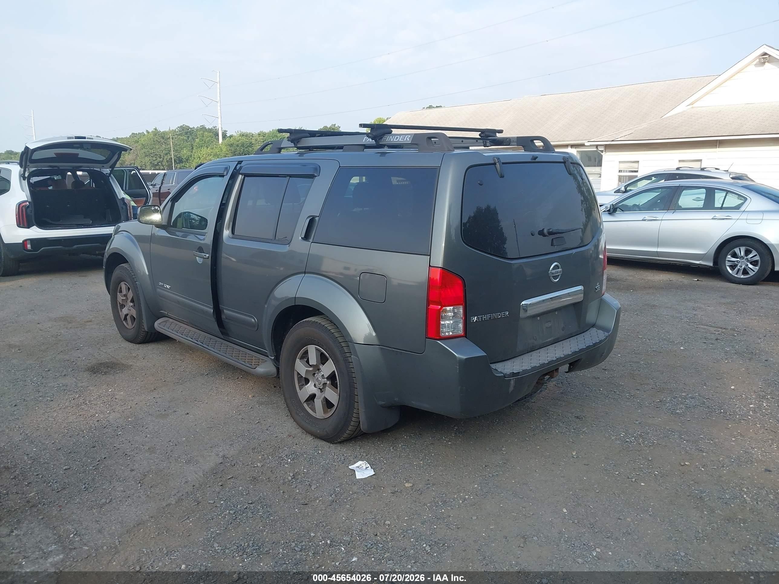 2005 Nissan Pathfinder Se Off-road Gray vin: 5N1AR18W55C766090