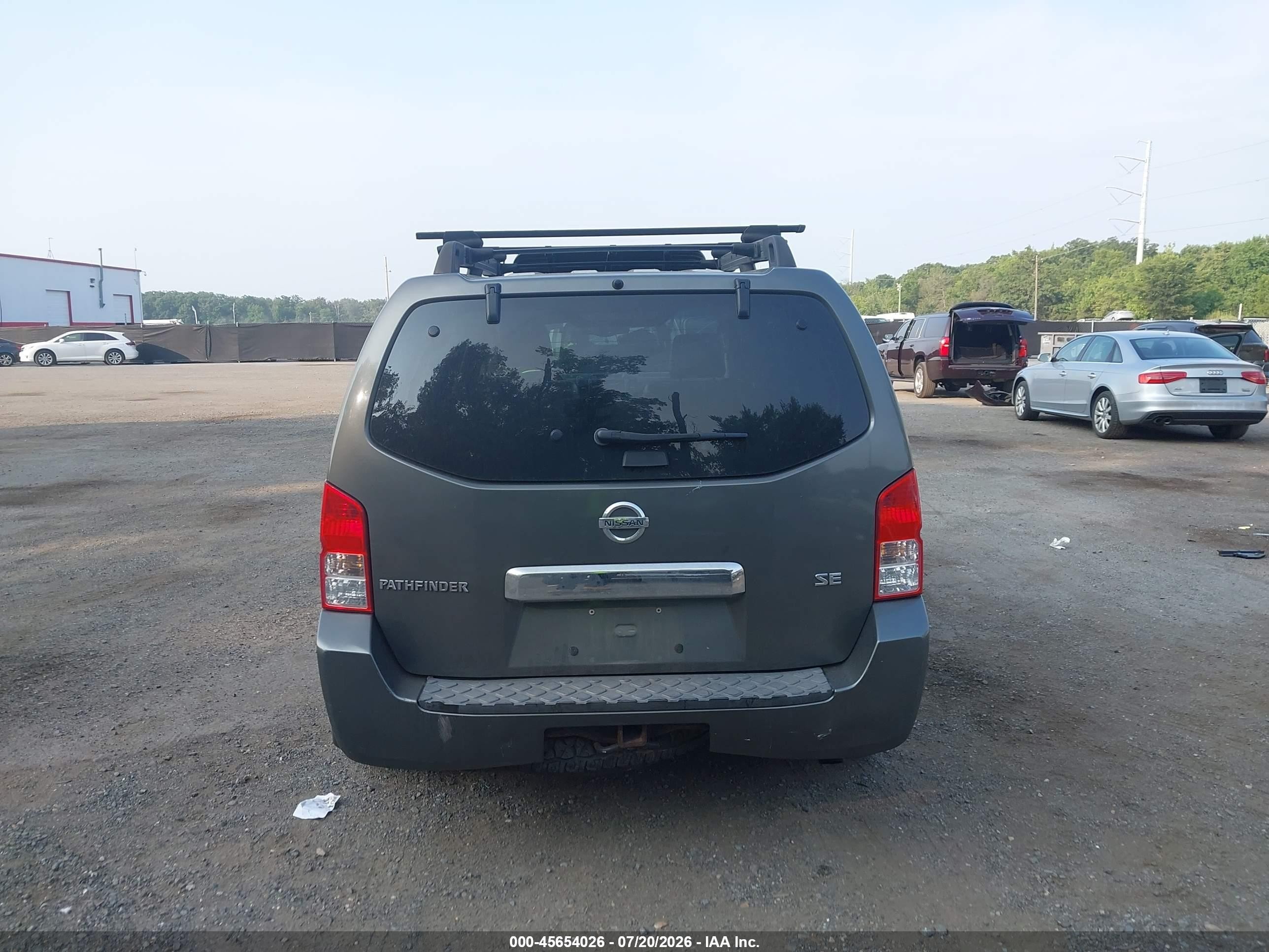 2005 Nissan Pathfinder Se Off-road Gray vin: 5N1AR18W55C766090