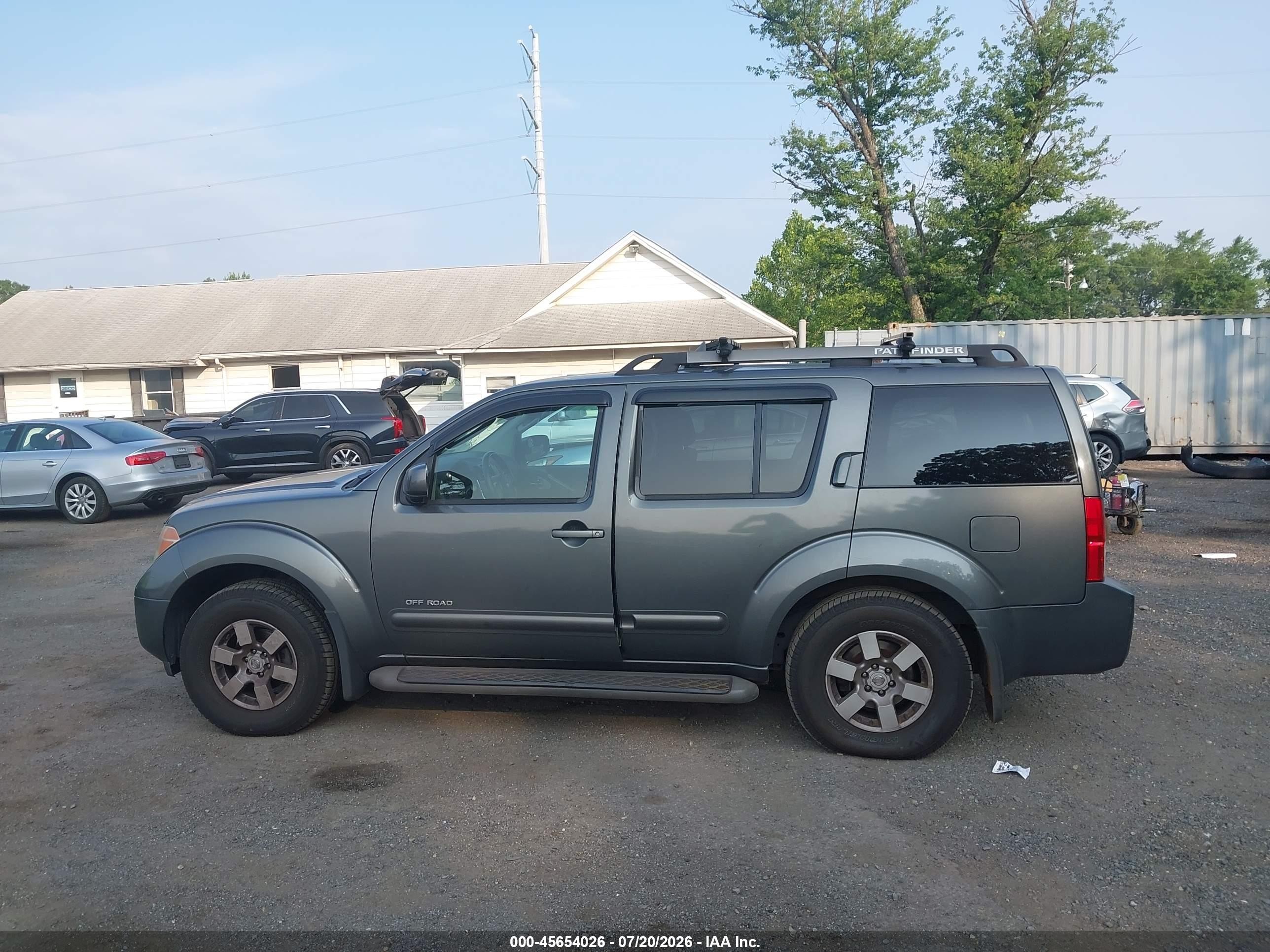2005 Nissan Pathfinder Se Off-road Gray vin: 5N1AR18W55C766090