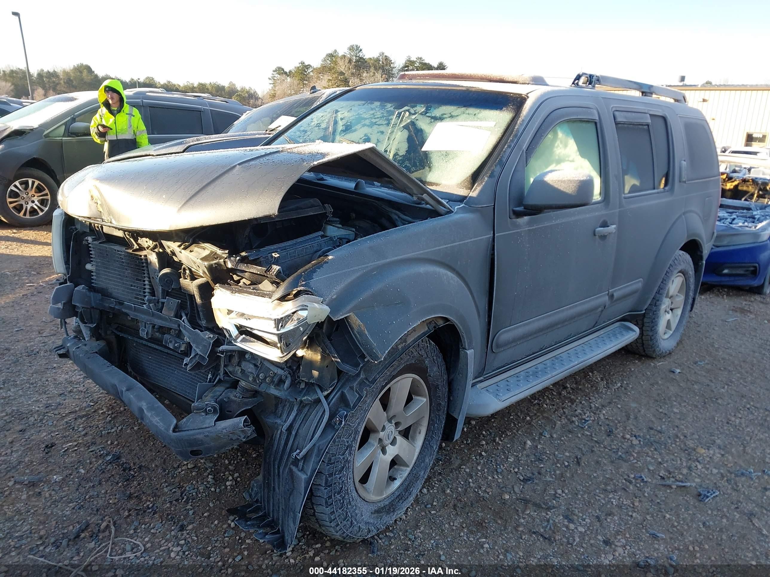 2005 Nissan Pathfinder Se Gray vin: 5N1AR18W55C783228