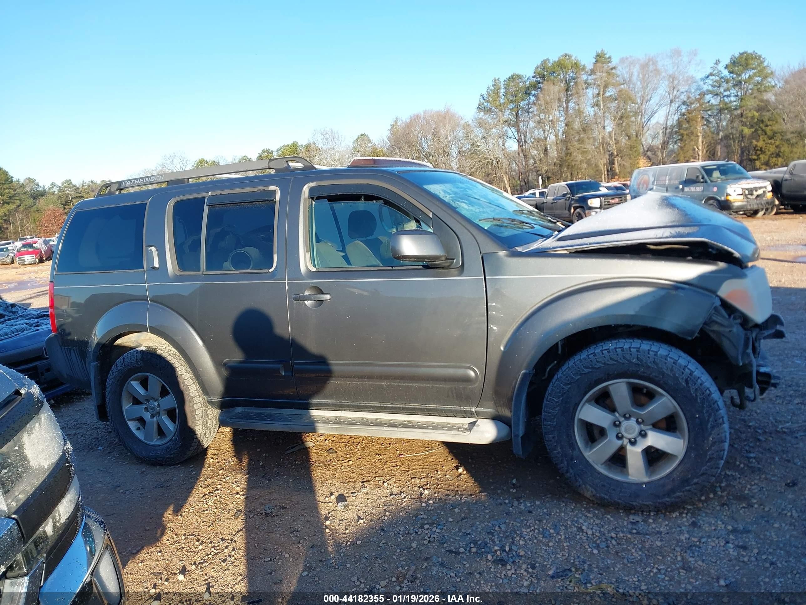 2005 Nissan Pathfinder Se Gray vin: 5N1AR18W55C783228