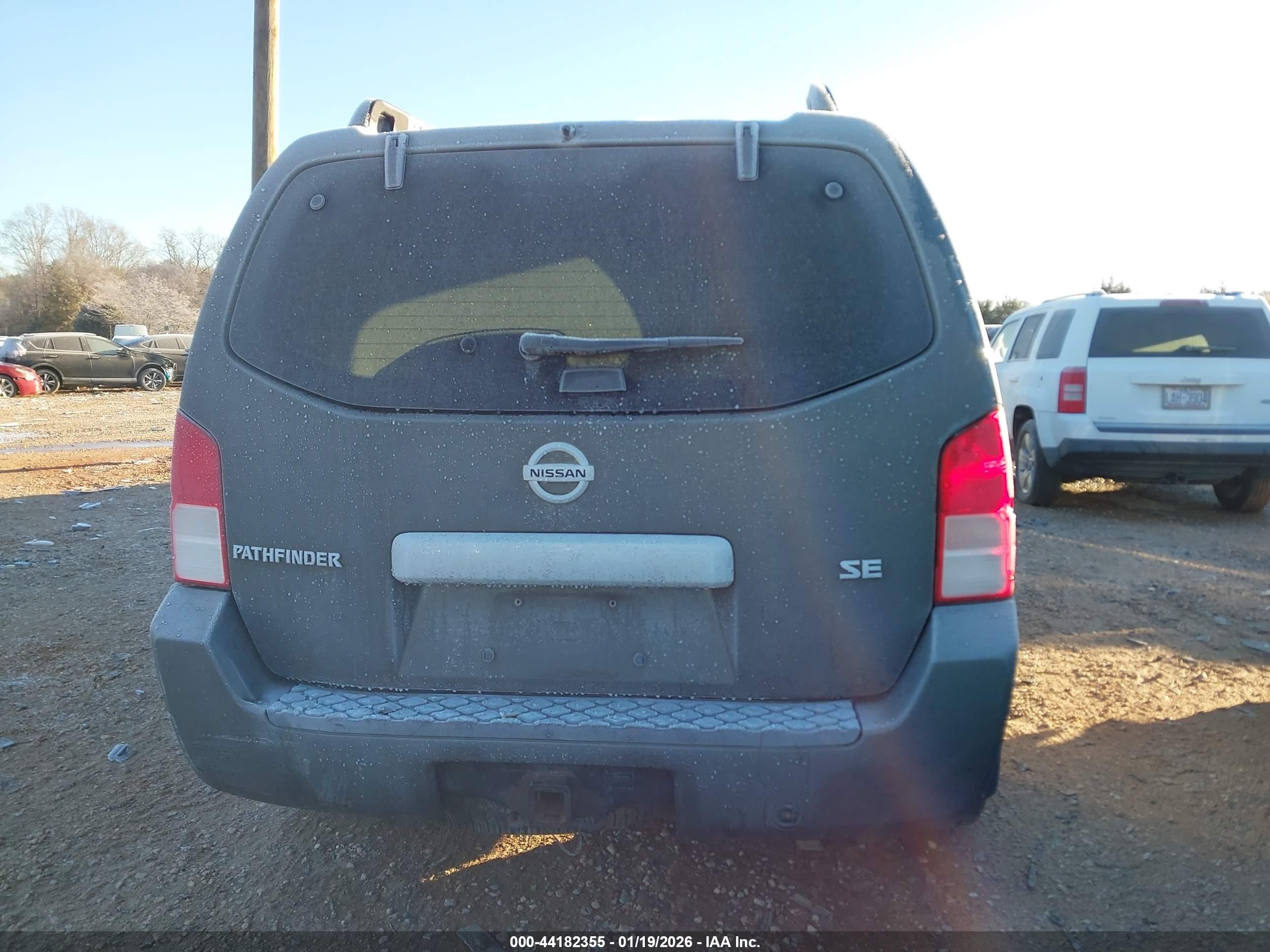 2005 Nissan Pathfinder Se Gray vin: 5N1AR18W55C783228
