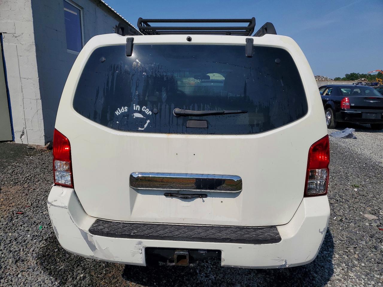 2007 Nissan Pathfinder S White vin: 5N1AR18W57C625149