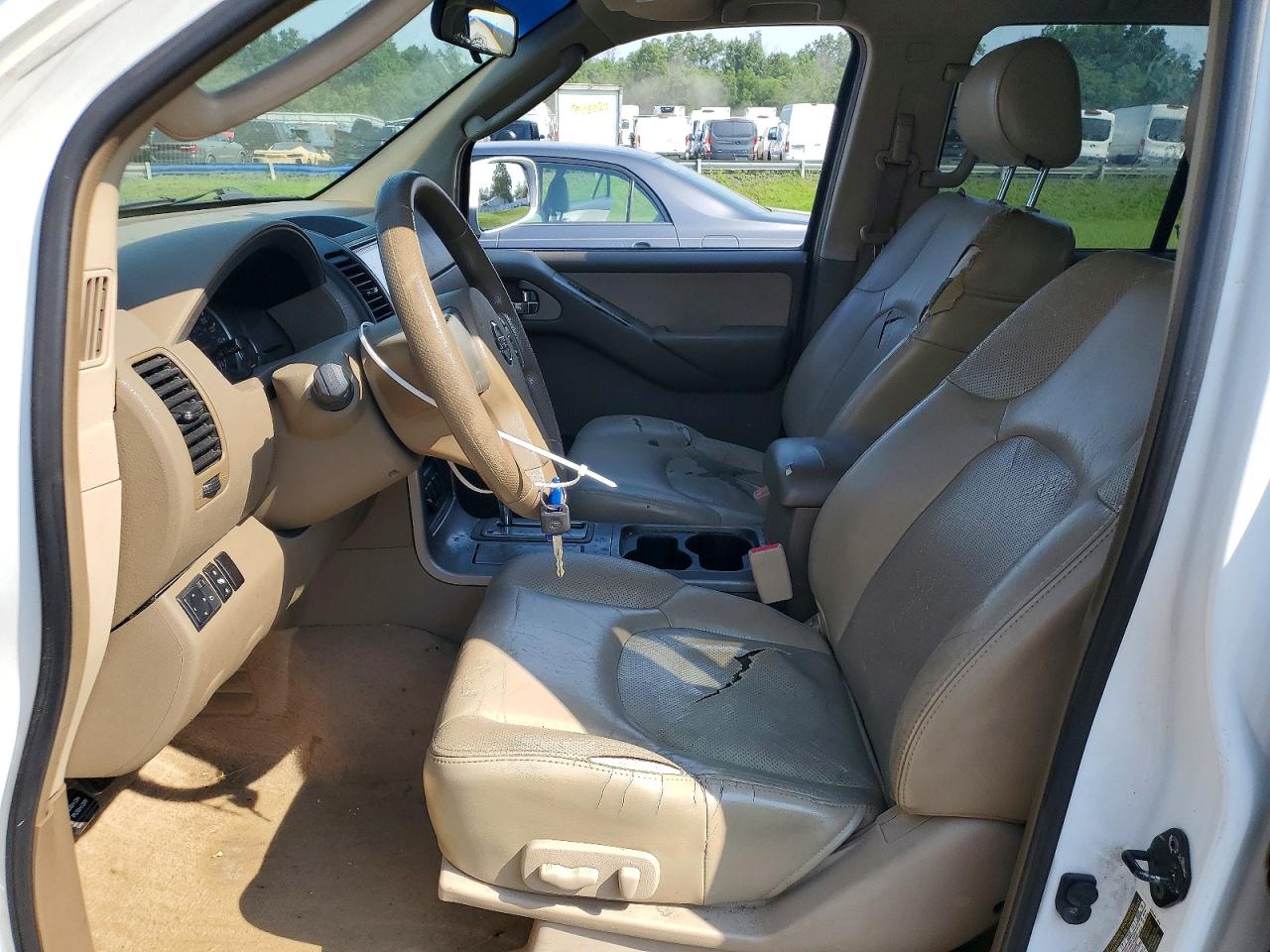 2007 Nissan Pathfinder S White vin: 5N1AR18W57C625149
