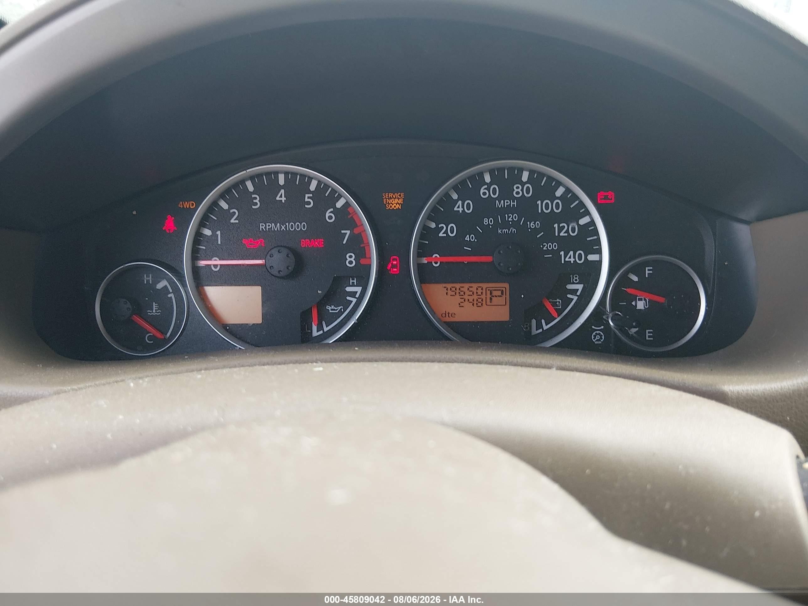 2005 Nissan Pathfinder Se Red vin: 5N1AR18W65C706819