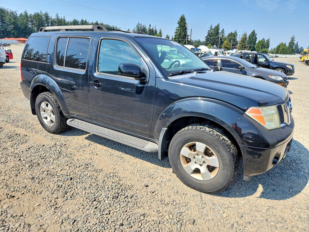 2005 Nissan Pathfinder Xe Black vin: 5N1AR18W65C711616