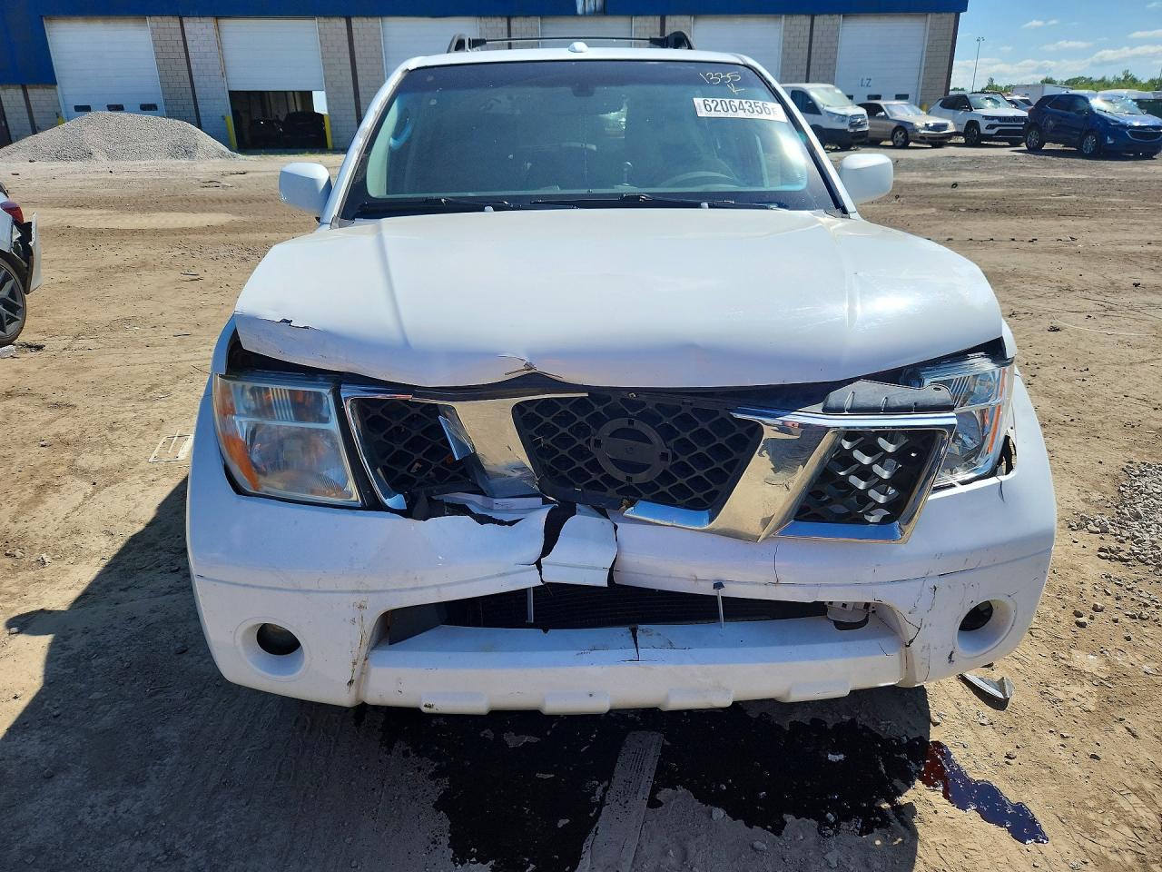 2006 Nissan Pathfinder S White vin: 5N1AR18W66C621335