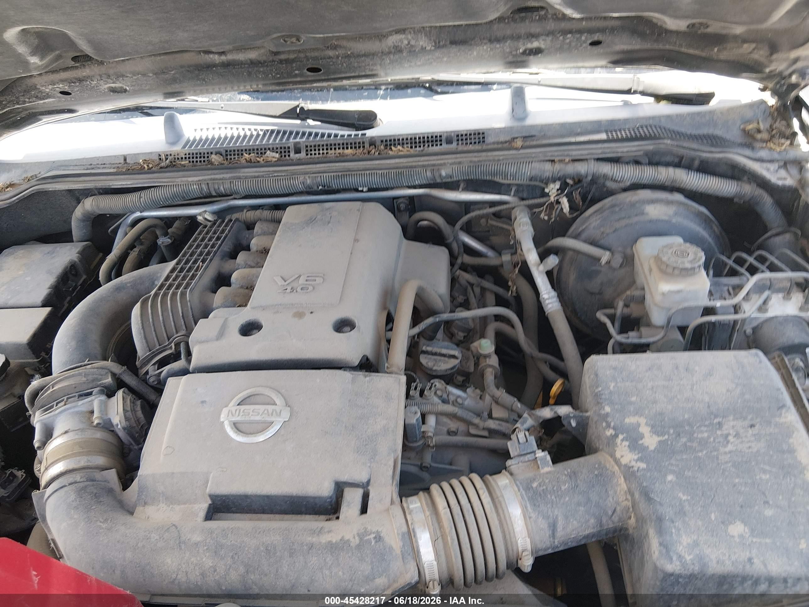 2006 Nissan Pathfinder S Gray vin: 5N1AR18W66C654562
