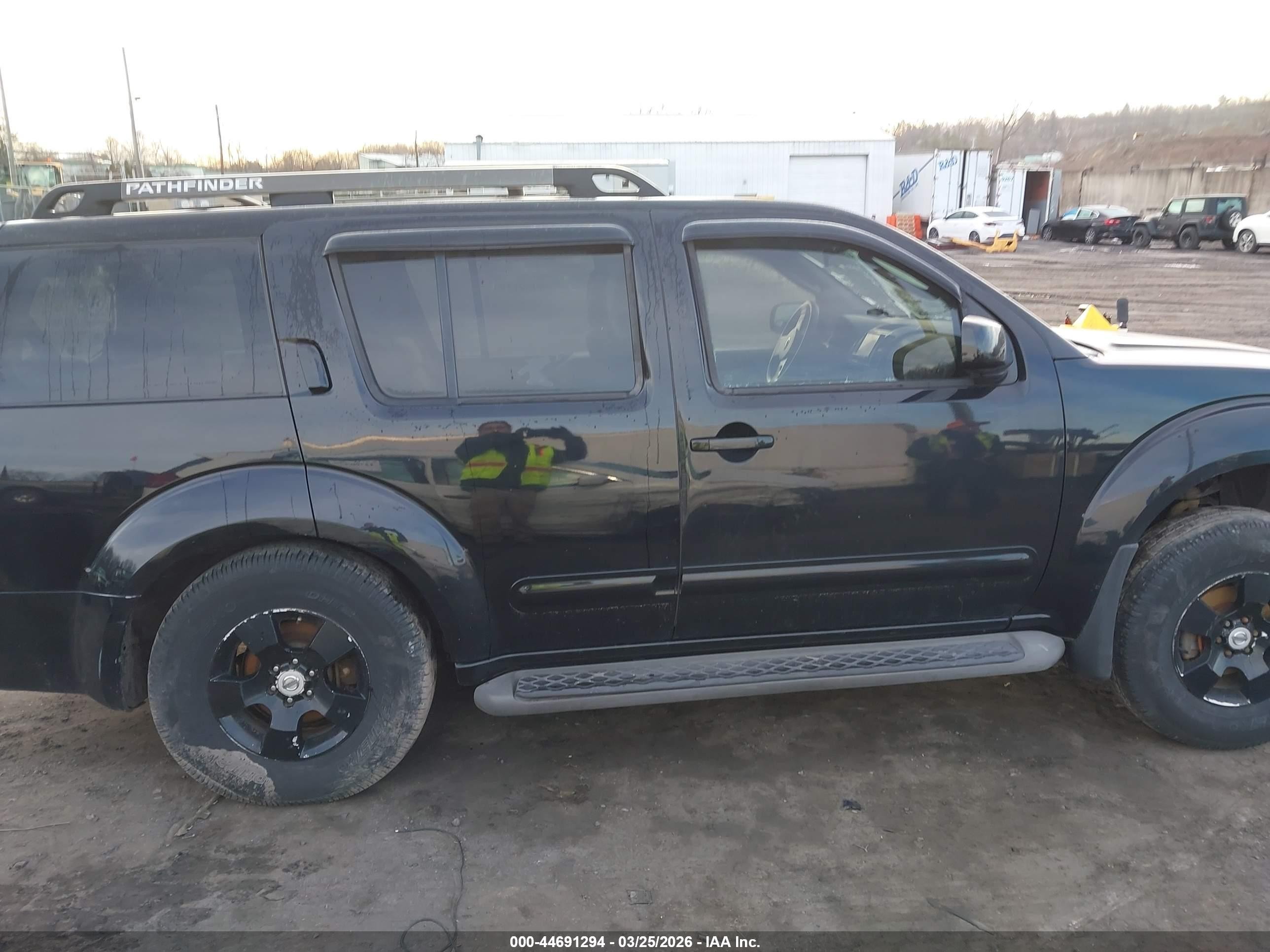 2006 Nissan Pathfinder Se Black vin: 5N1AR18W66C664749