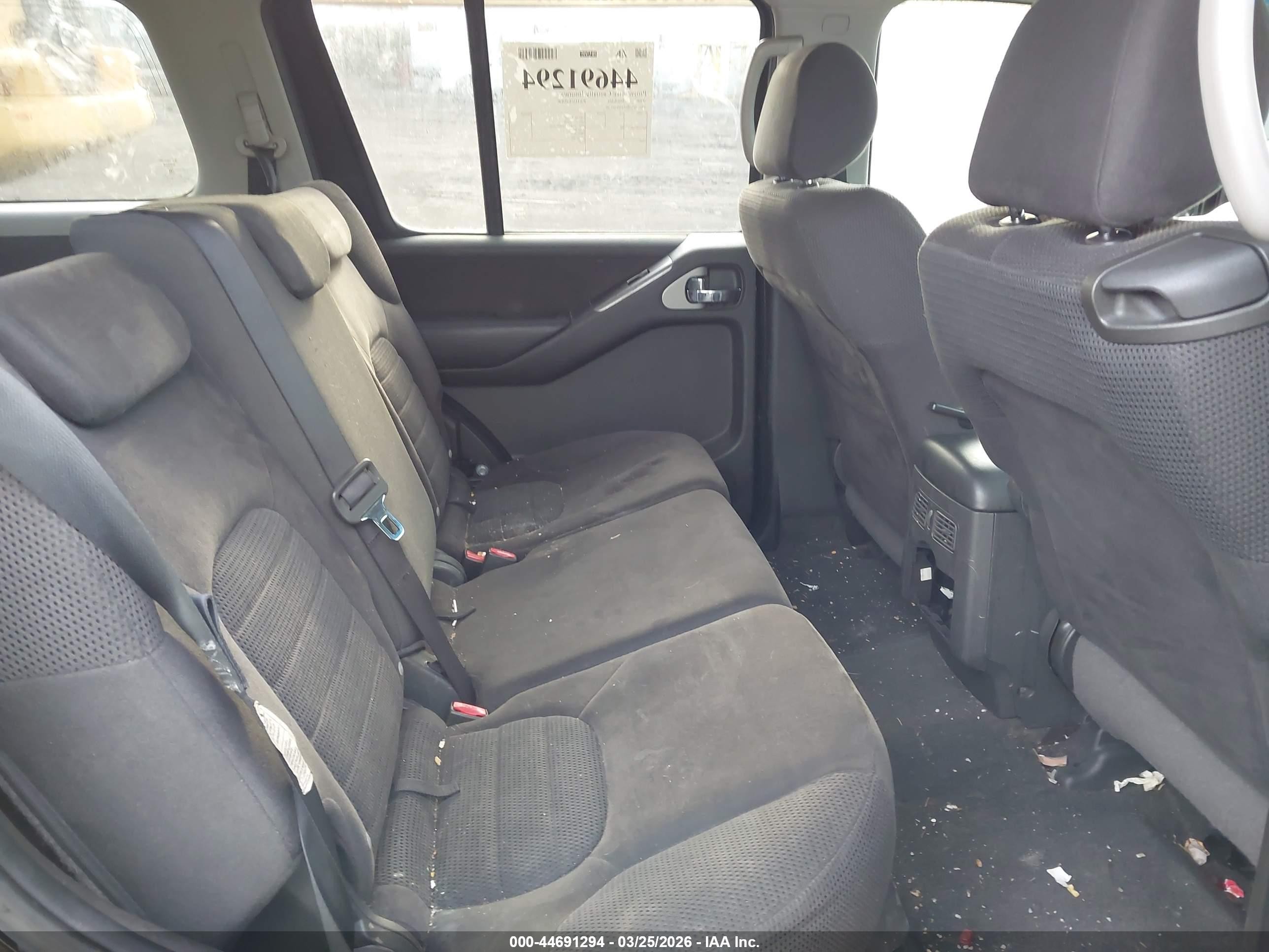 2006 Nissan Pathfinder Se Black vin: 5N1AR18W66C664749