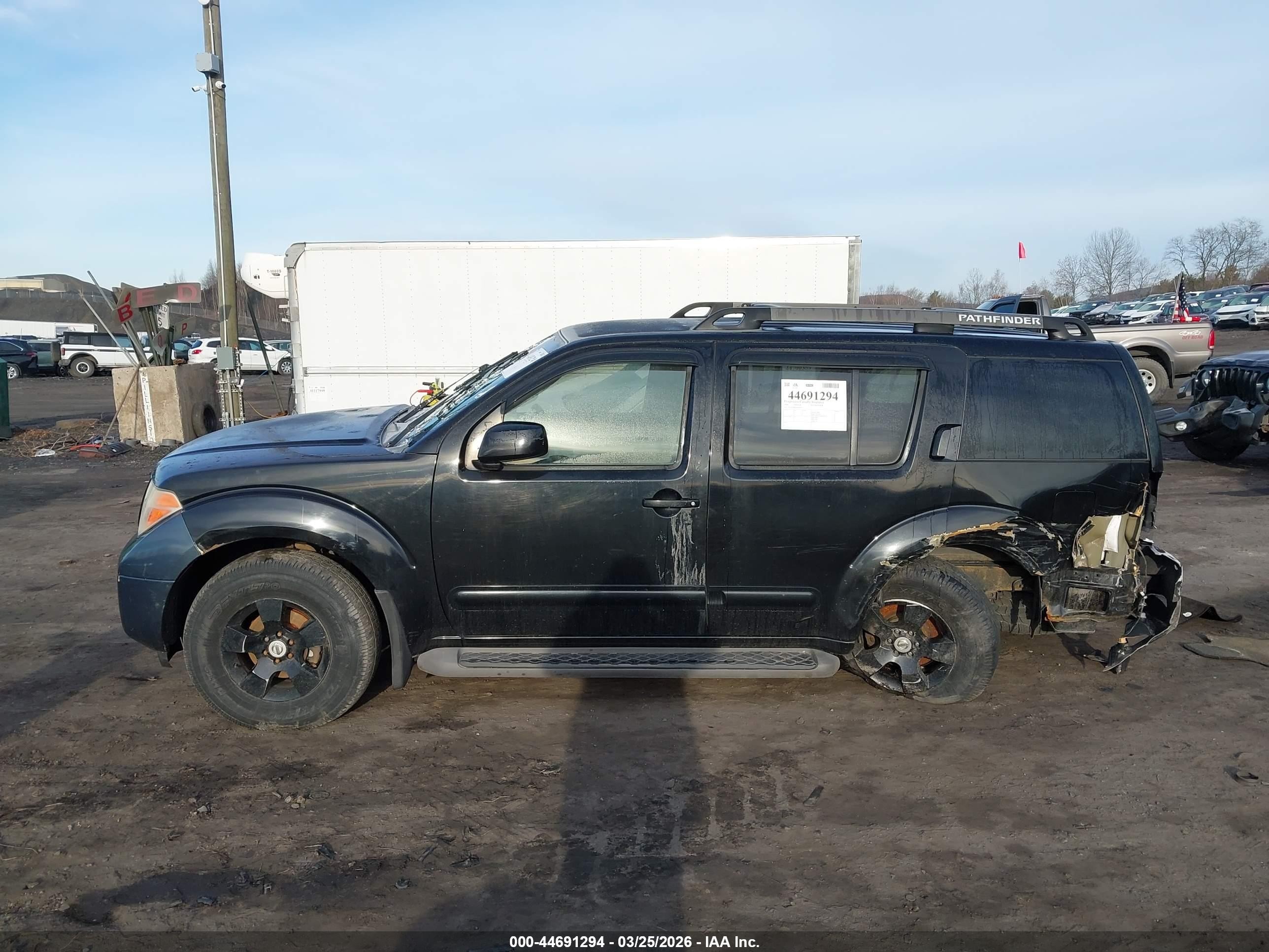2006 Nissan Pathfinder Se Black vin: 5N1AR18W66C664749