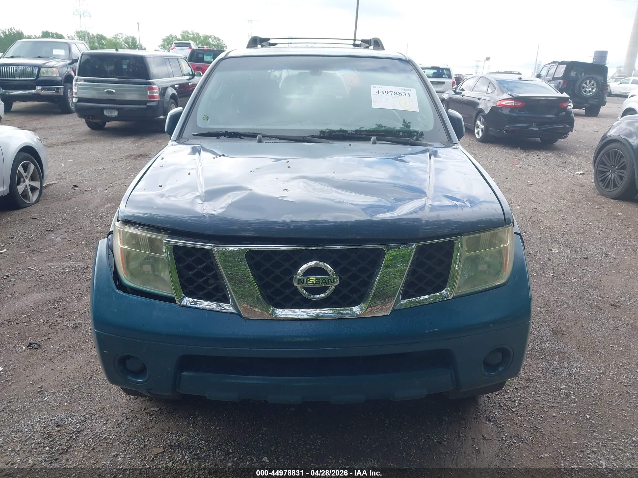 2006 Nissan Pathfinder Le Blue vin: 5N1AR18W66C673516