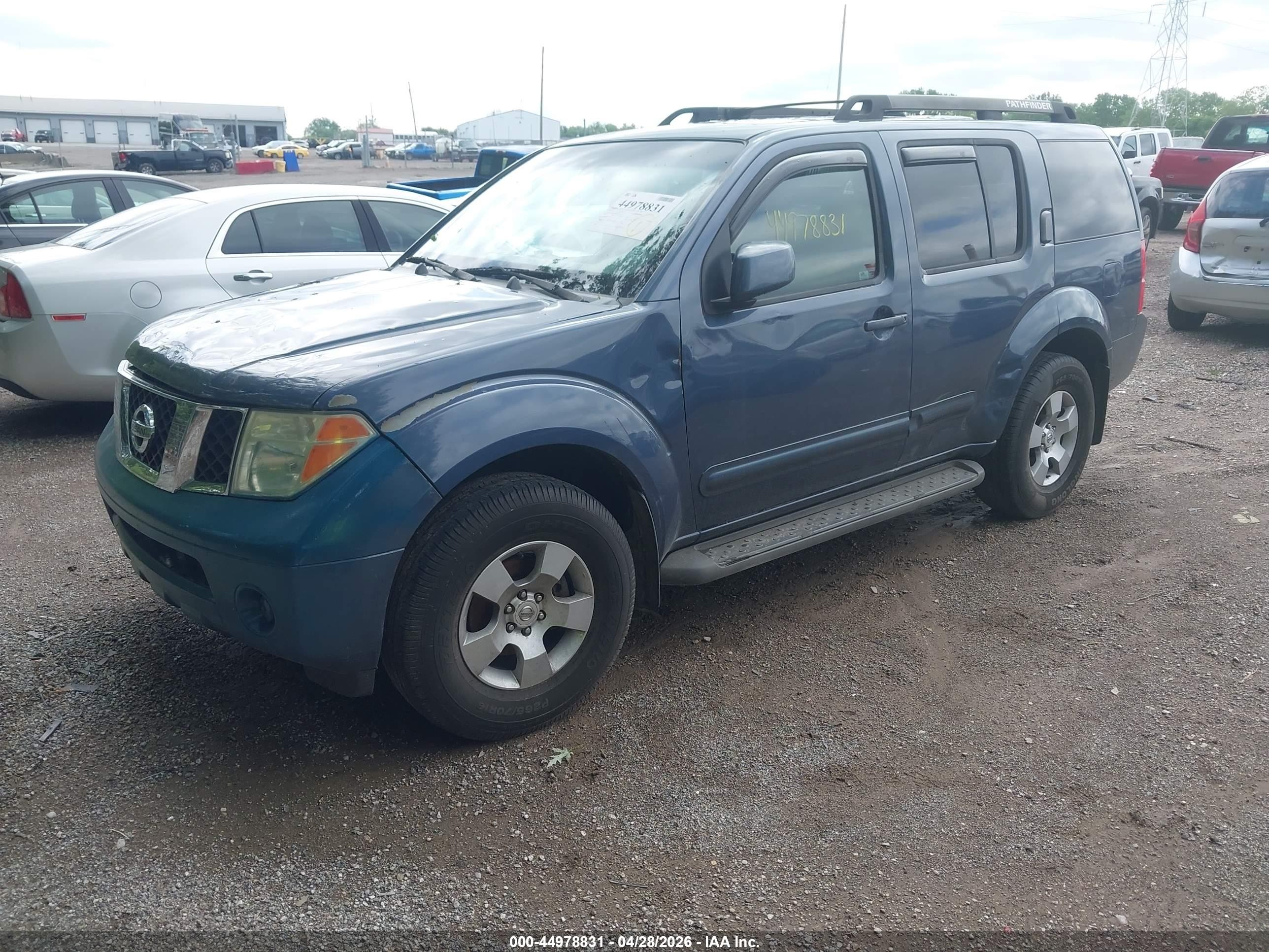 2006 Nissan Pathfinder Le Blue vin: 5N1AR18W66C673516