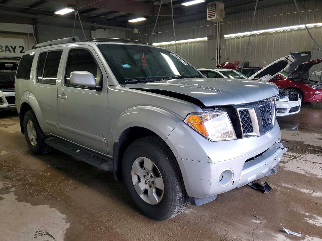 2007 Nissan Pathfinder S Серебряный vin: 5N1AR18W67C616430